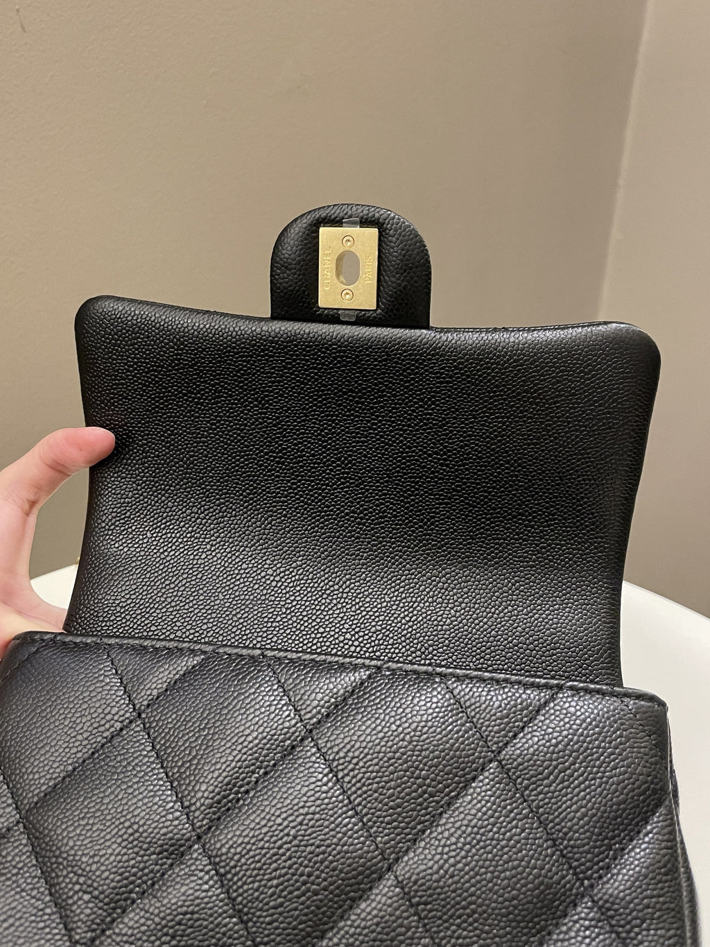 Chanel 23P Sweet Heart Flap Black Caviar