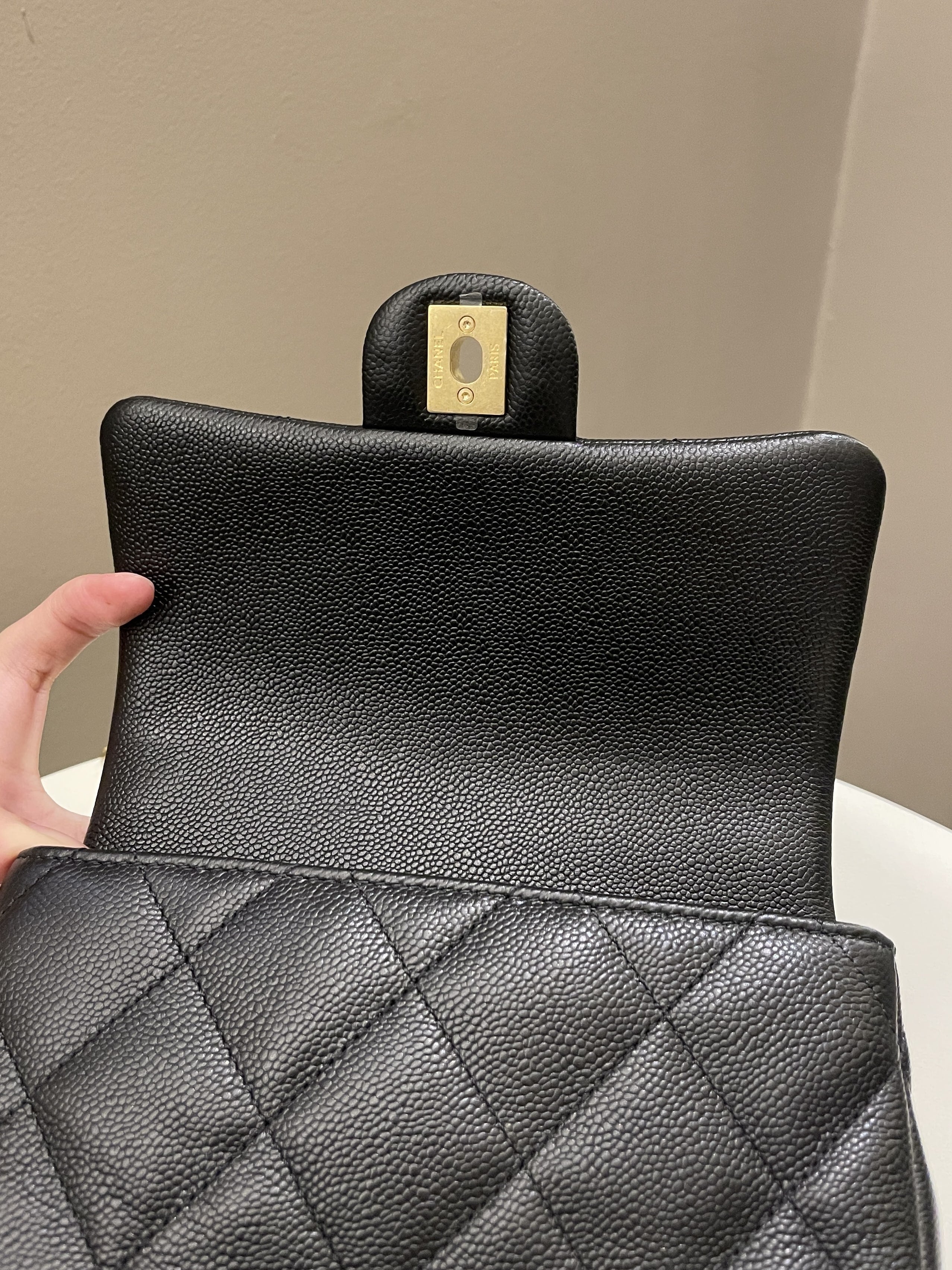 Chanel 23P Sweet Heart Flap Black Caviar
