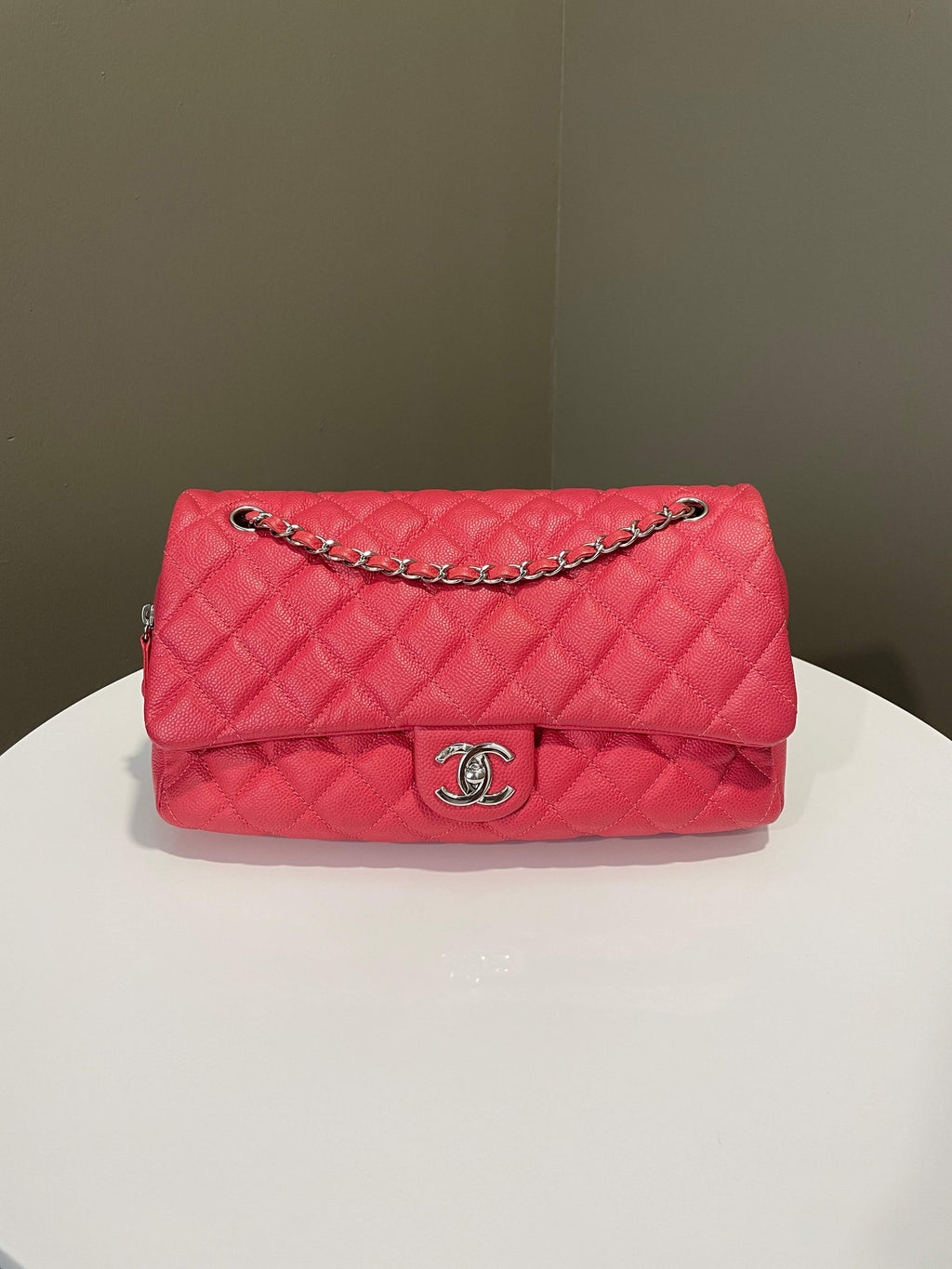 Chanel Easy Flap Pink Caviar