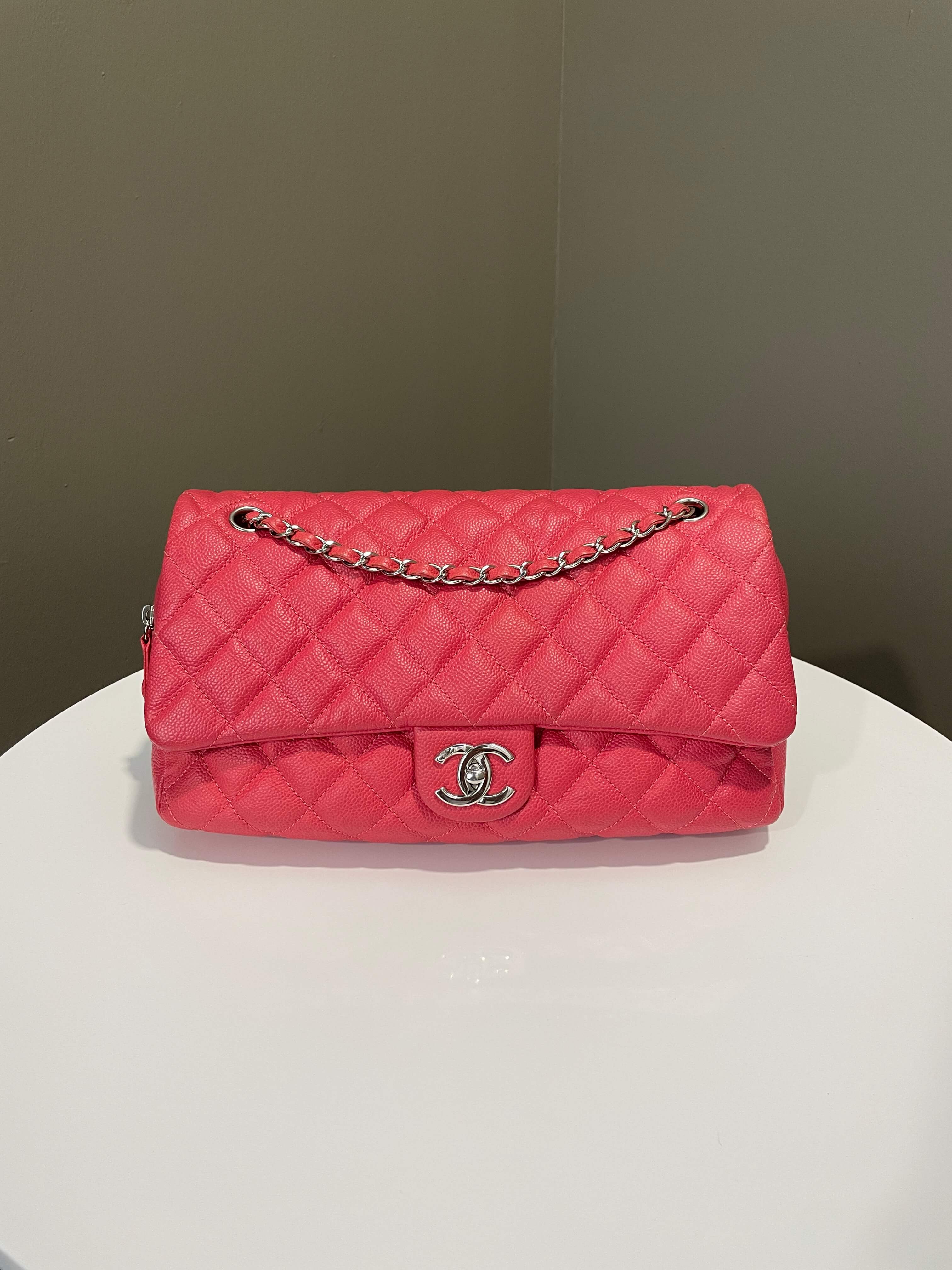 Chanel Easy Flap Pink Caviar