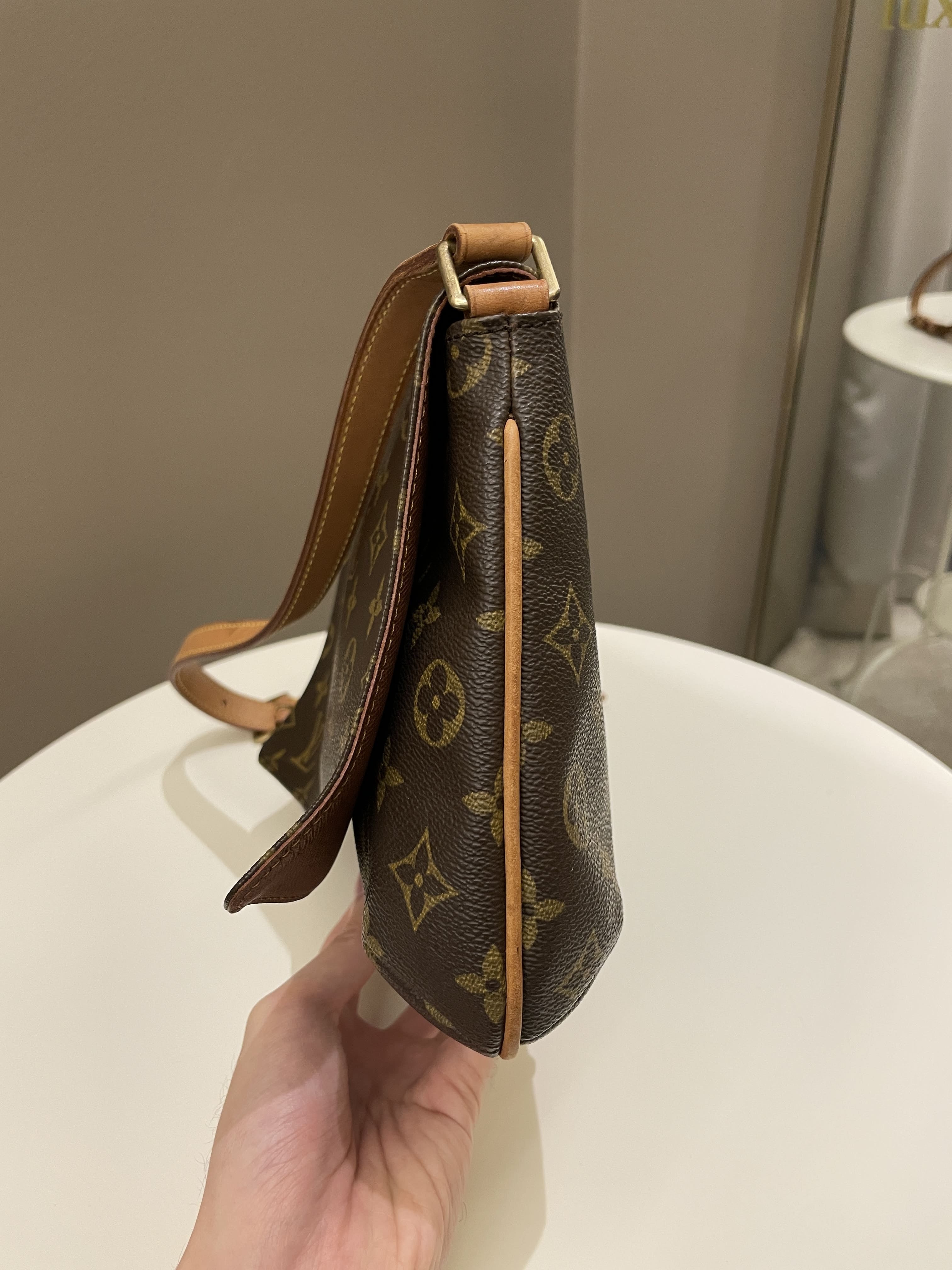 Louis Vuitton Musette Tango Shoulder Bag Monogram