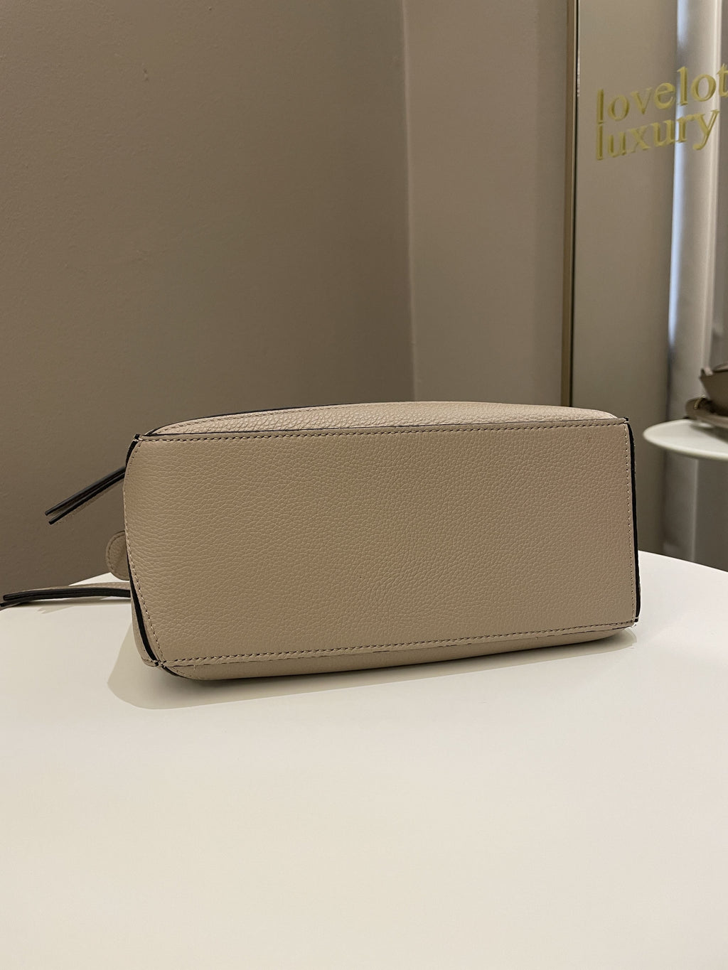Loewe Puzzle Bag Taupe Beige Grainy Calfskin