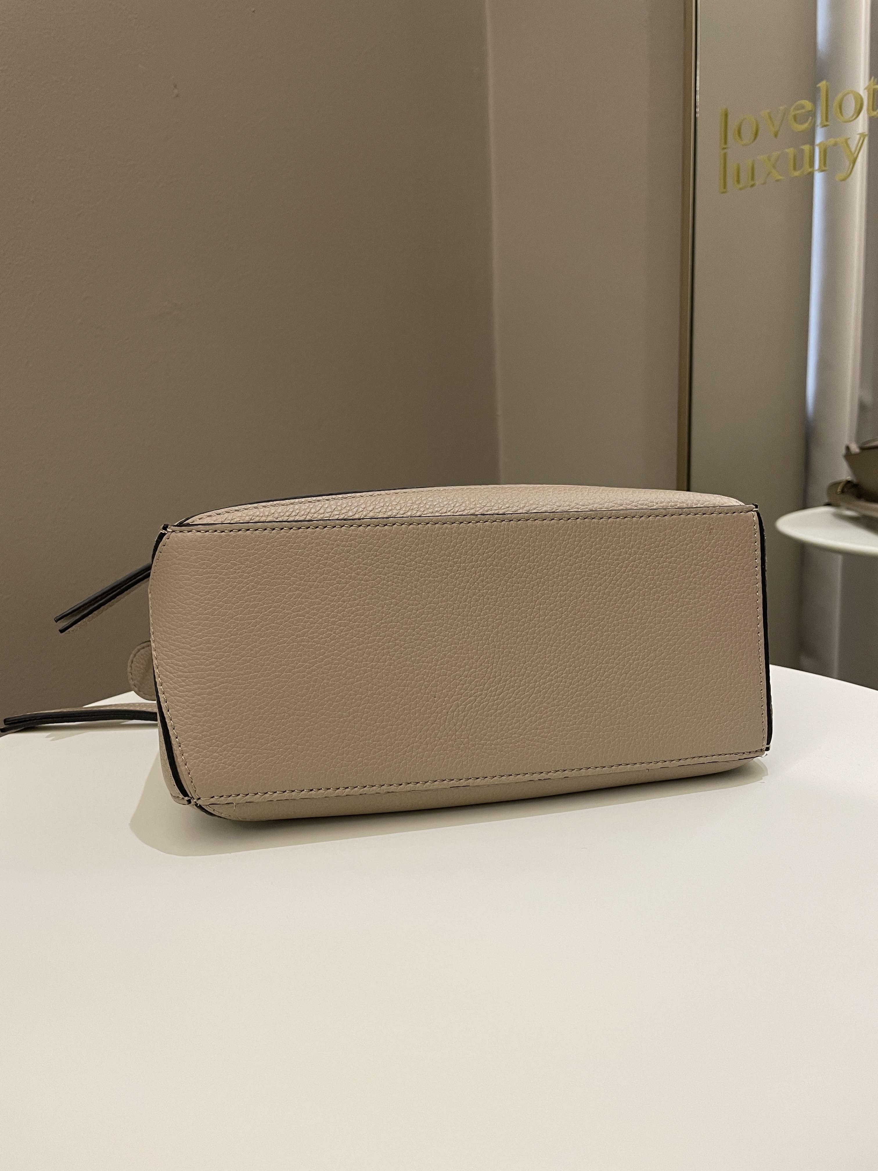 Loewe Puzzle Bag Taupe Beige Grainy Calfskin