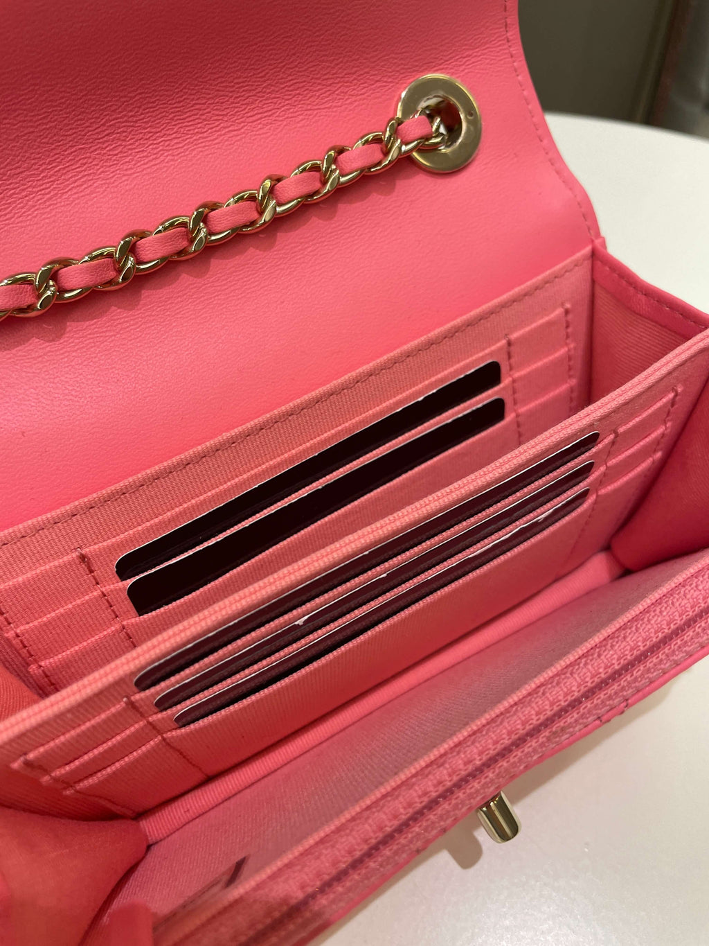 Chanel Trendy CC Clutch with Chain Pink