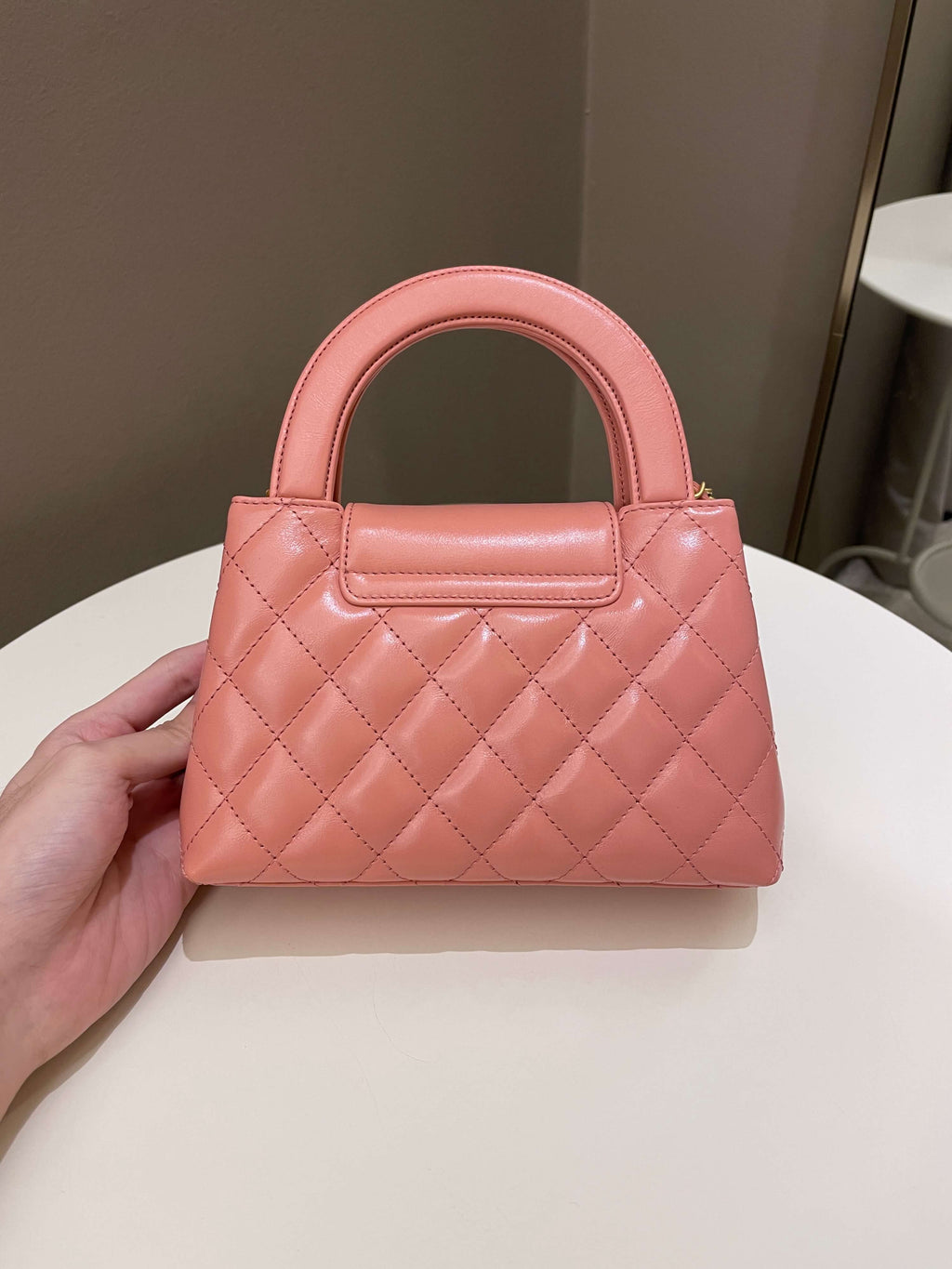 Chanel 23K Kelly Bag Pink Aged Calfskin