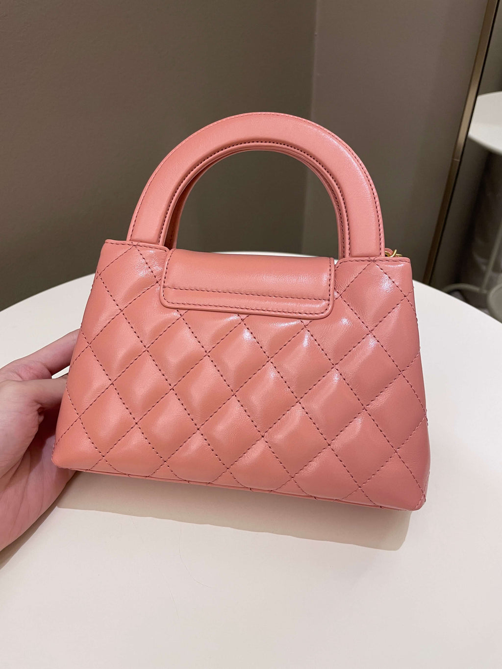 Chanel 23K Kelly Bag Pink Aged Calfskin