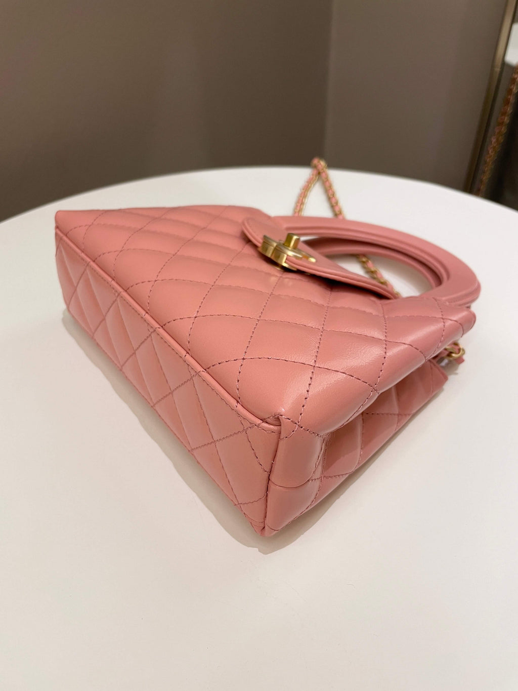 Chanel 23K Kelly Bag Pink Aged Calfskin