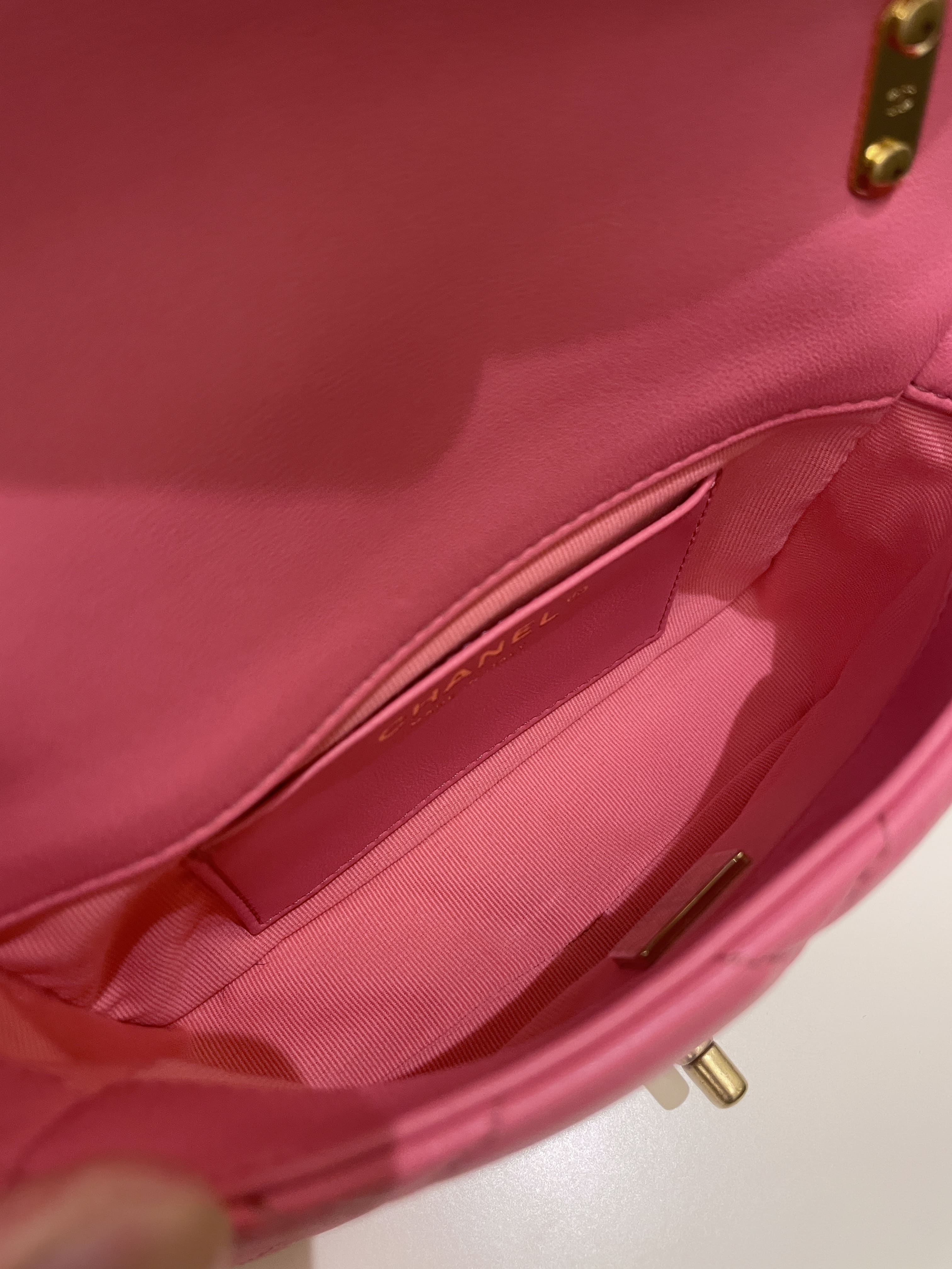 Chanel 22S Funky Town Flap Bag Pink Calfskin