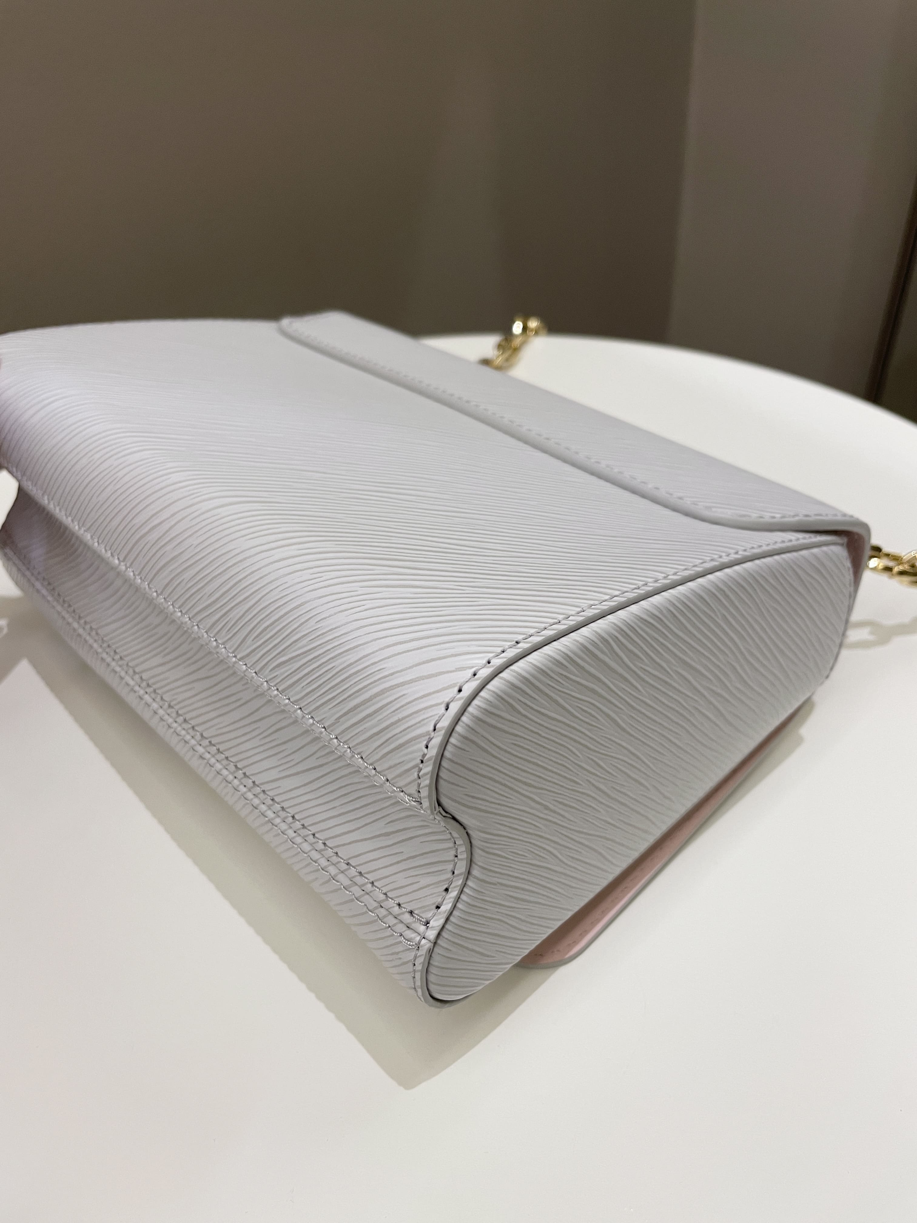 Louis Vuitton Twist MM Bag Pale Blue Epi Leather