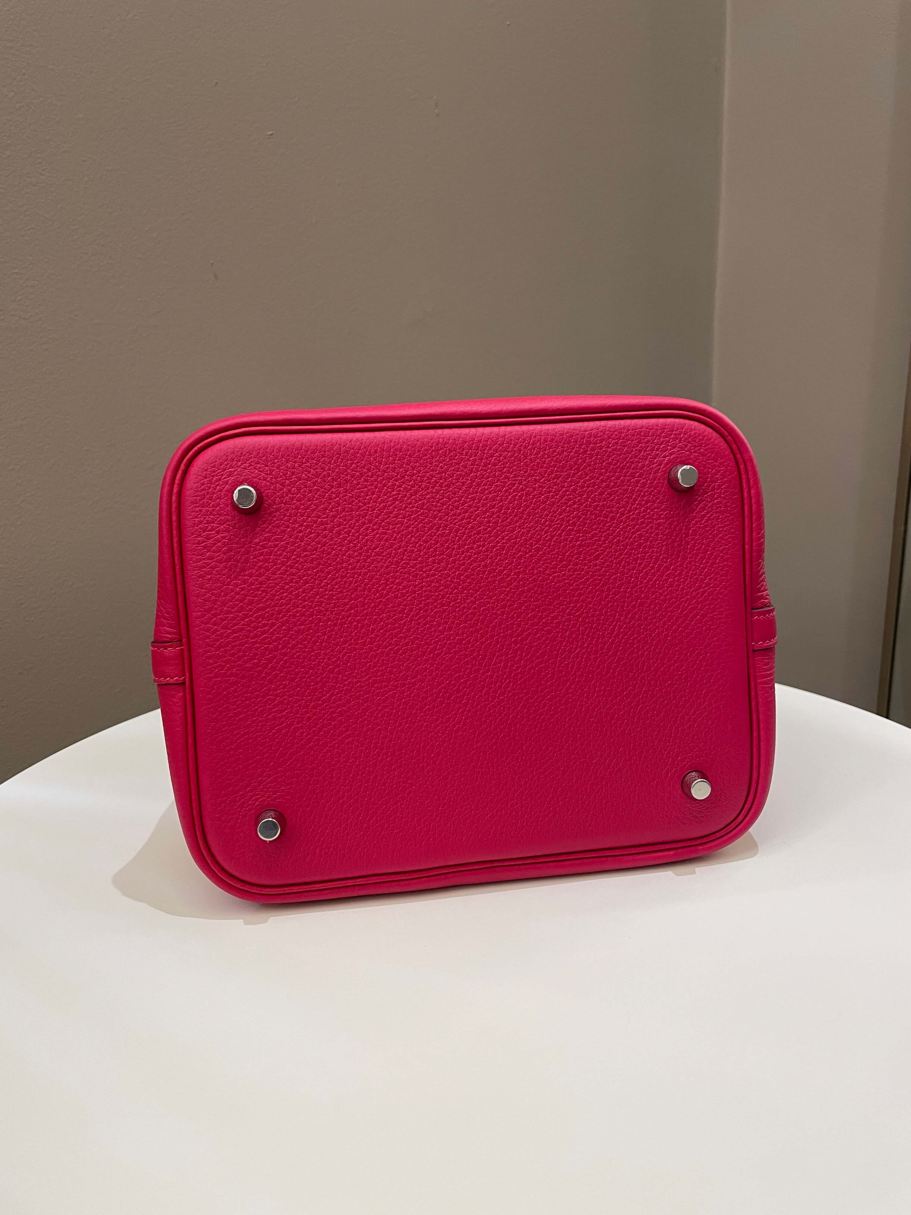 Hermes Picotin Lock 22 Framboise/ Rouge Sellier Clemence