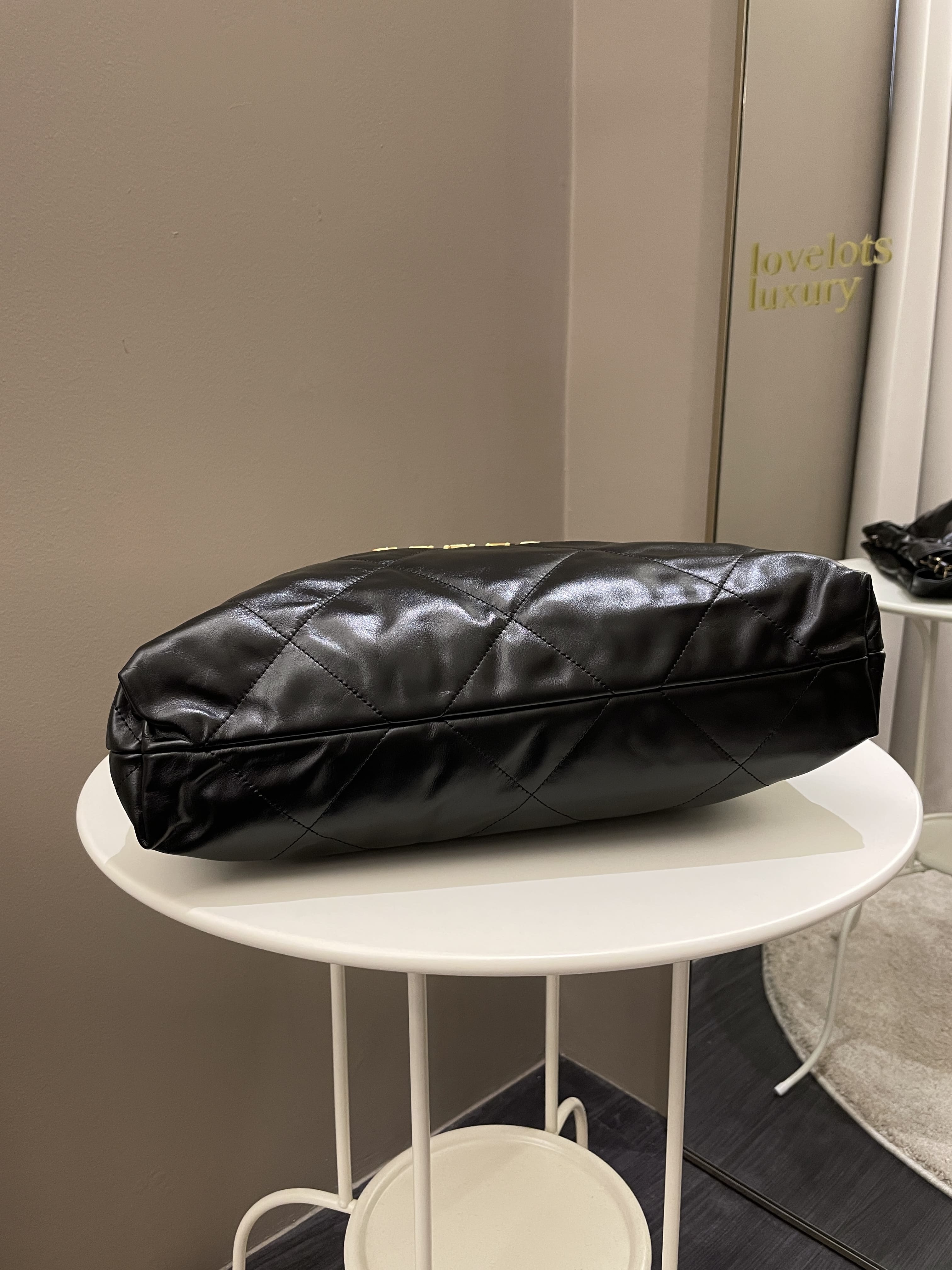 Chanel 22 Medium Black Calfskin