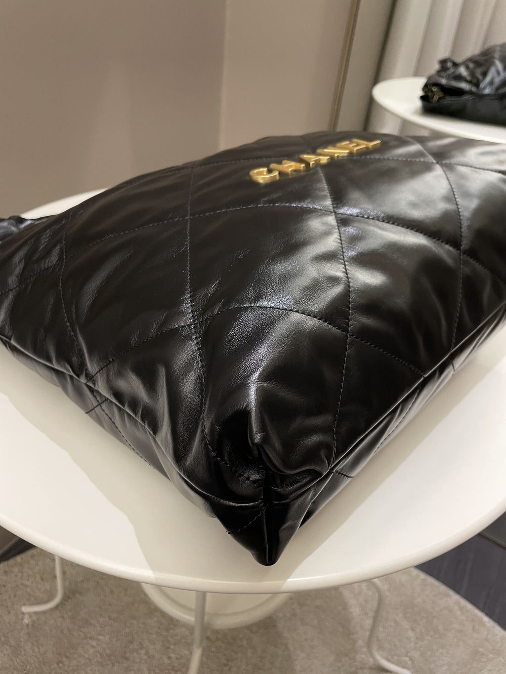 Chanel 22 Medium Black Calfskin