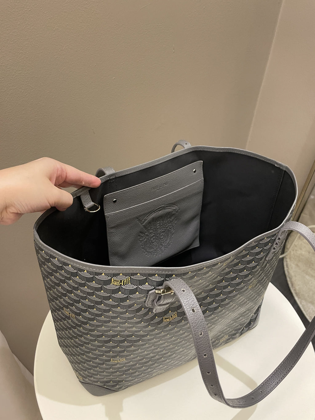 Faure Le Page Daily Battle 32 Grey Canvas Calfskin
