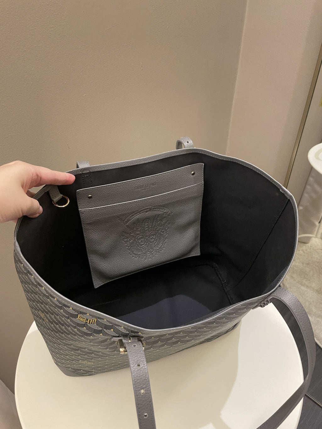 Faure Le Page Daily Battle 32 Grey Canvas Calfskin