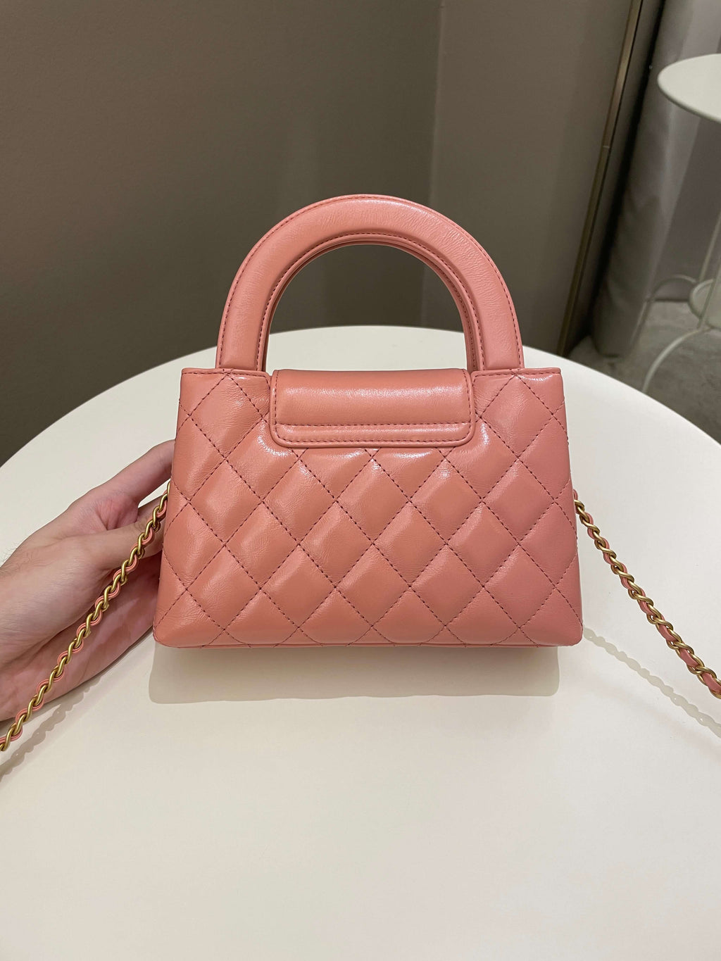 Chanel 23K Kelly Bag Pink Aged Calfskin