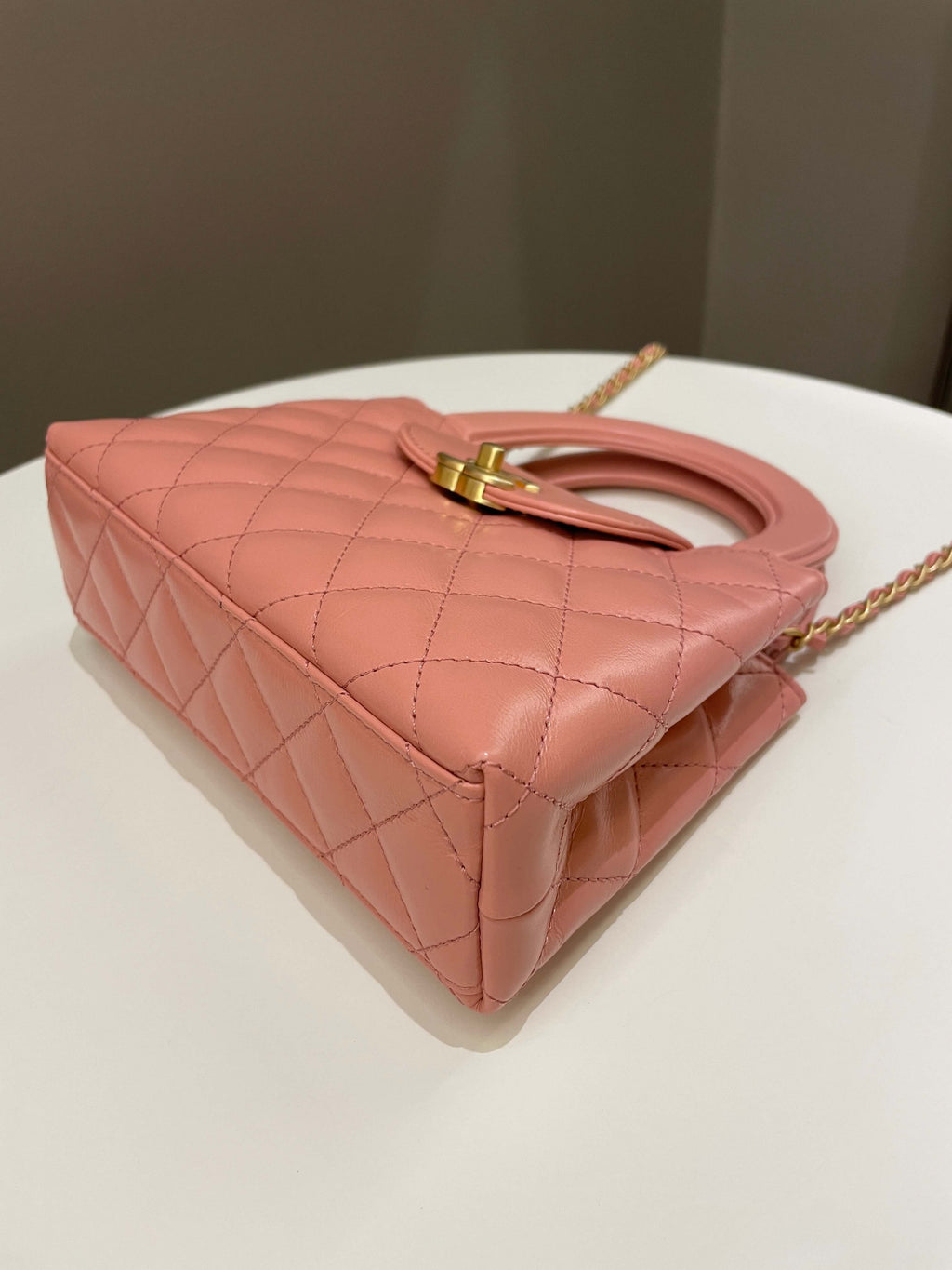 Chanel 23K Kelly Bag Pink Aged Calfskin