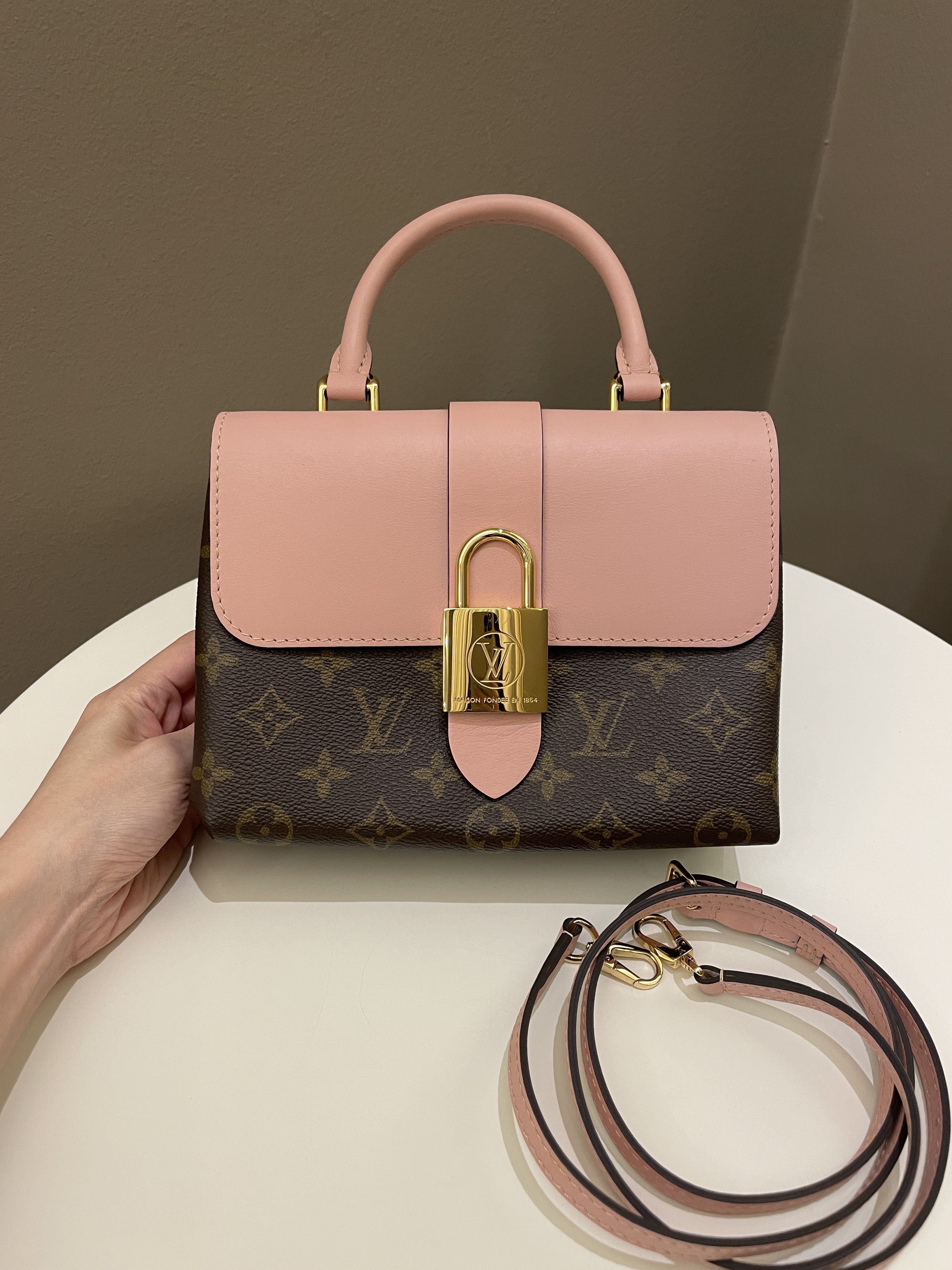 Louis Vuitton Locky BB Rose Poudre Pink Monogram