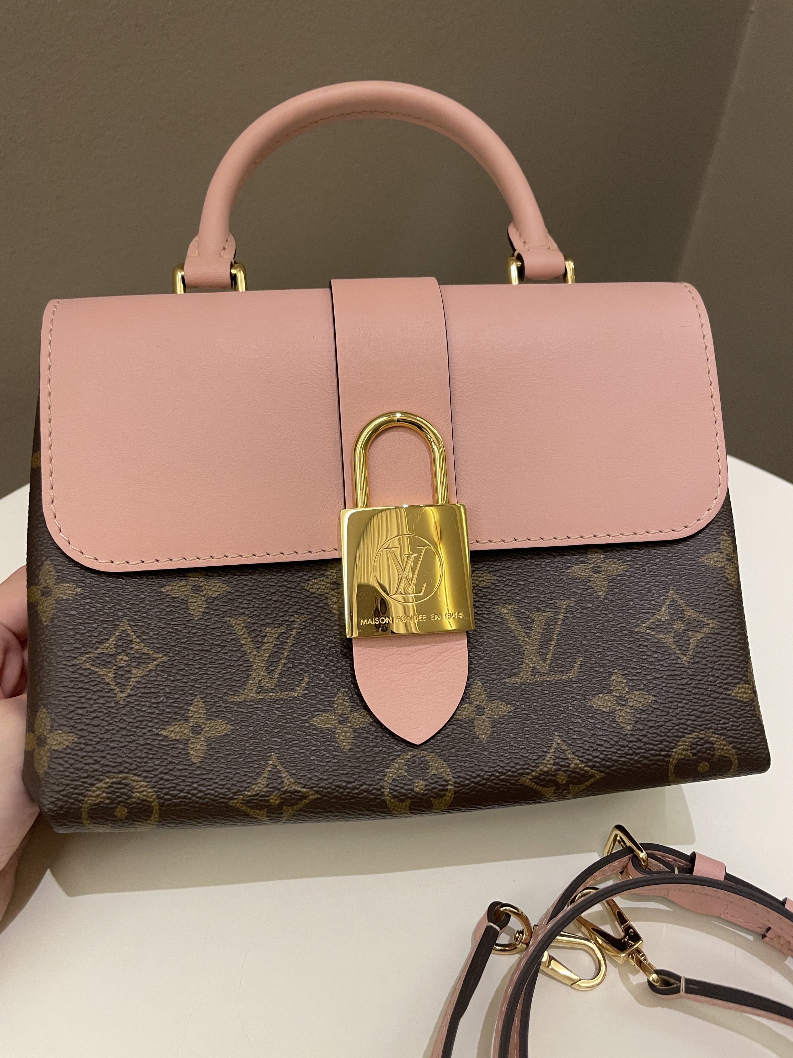 Louis Vuitton Locky BB Rose Poudre Pink Monogram