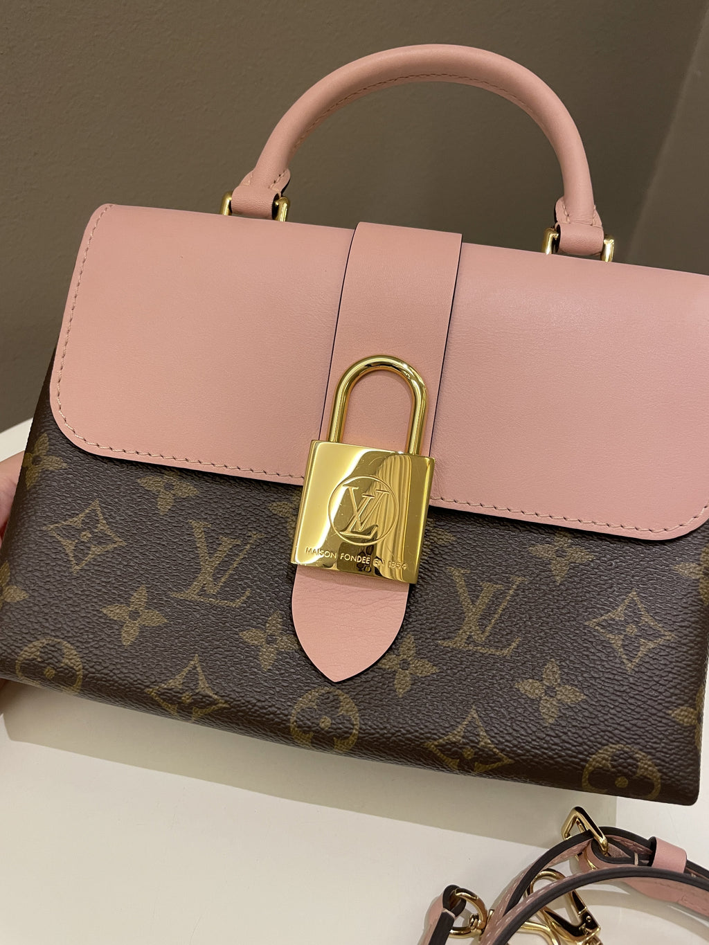 Louis Vuitton Locky BB Rose Poudre Pink Monogram