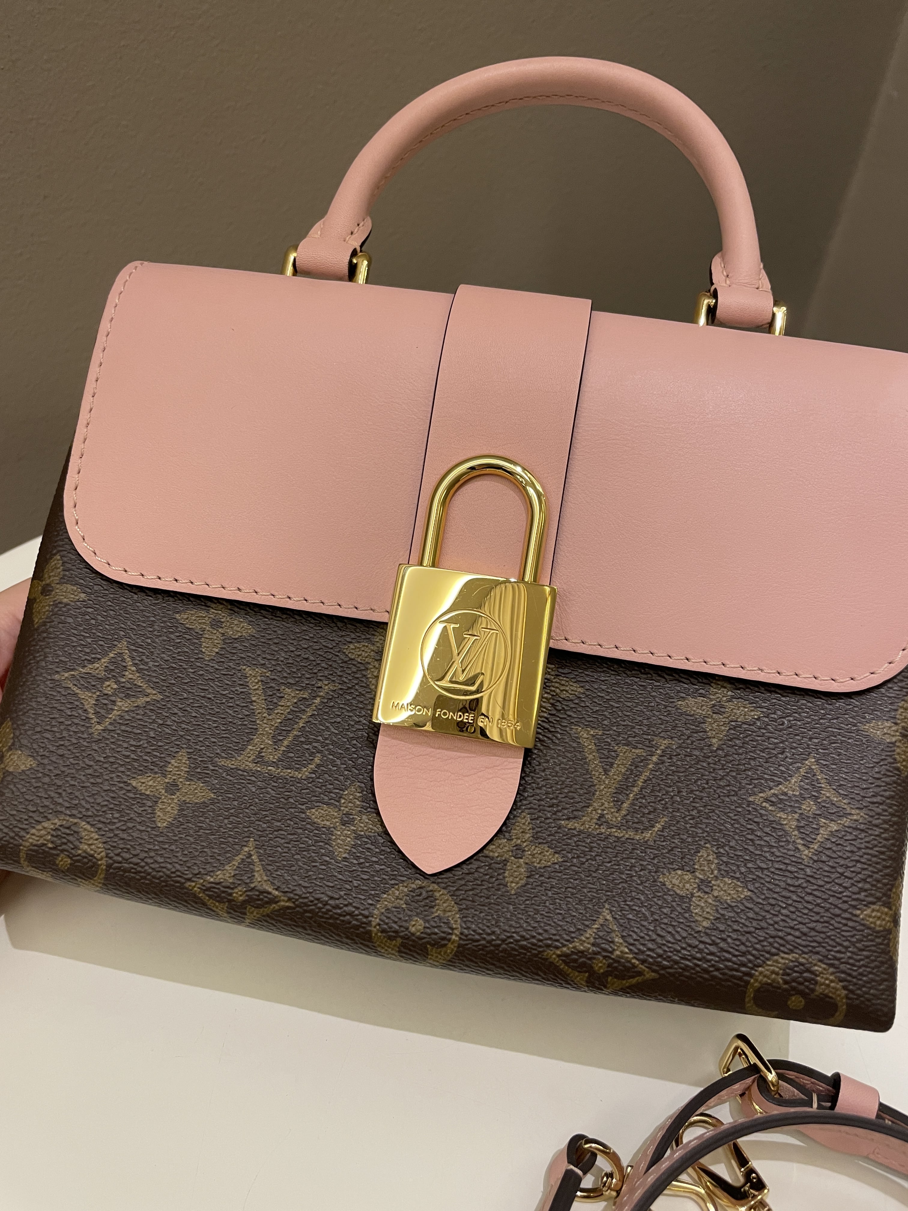 Louis Vuitton Locky BB Rose Poudre Pink Monogram
