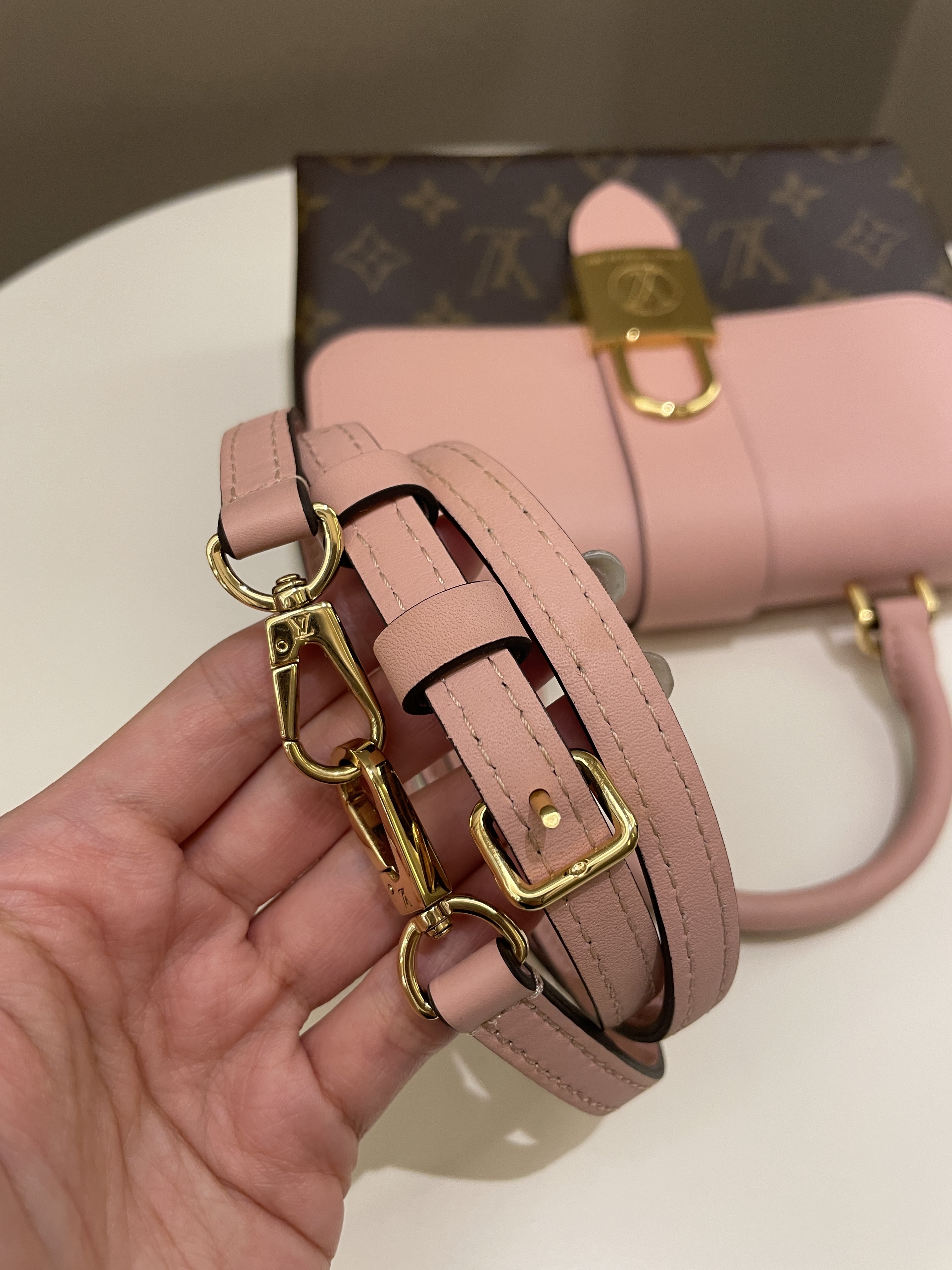 Louis Vuitton Locky BB Rose Poudre Pink Monogram