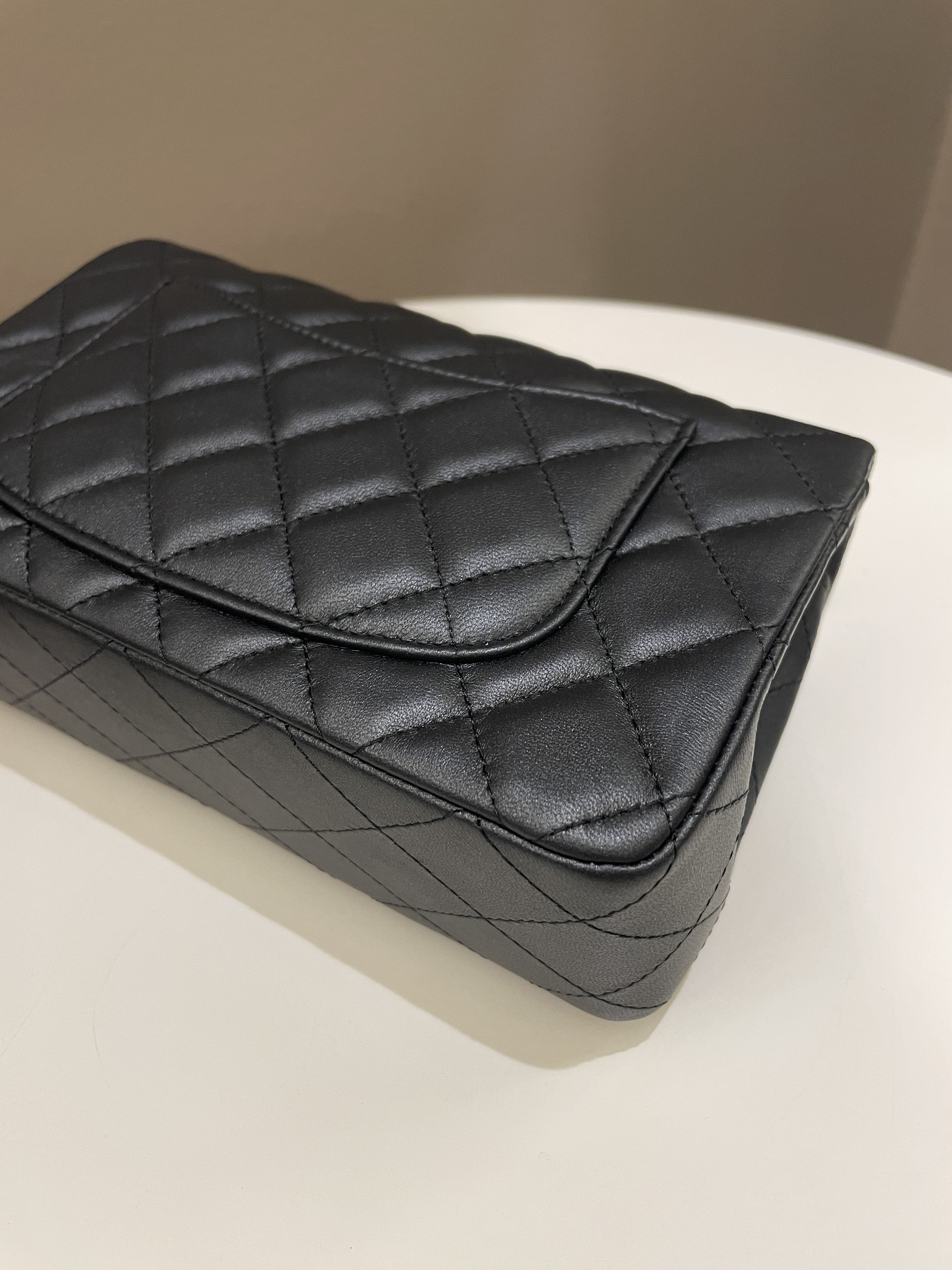 Chanel Classic So Black Quilted Mini Rectangular Black