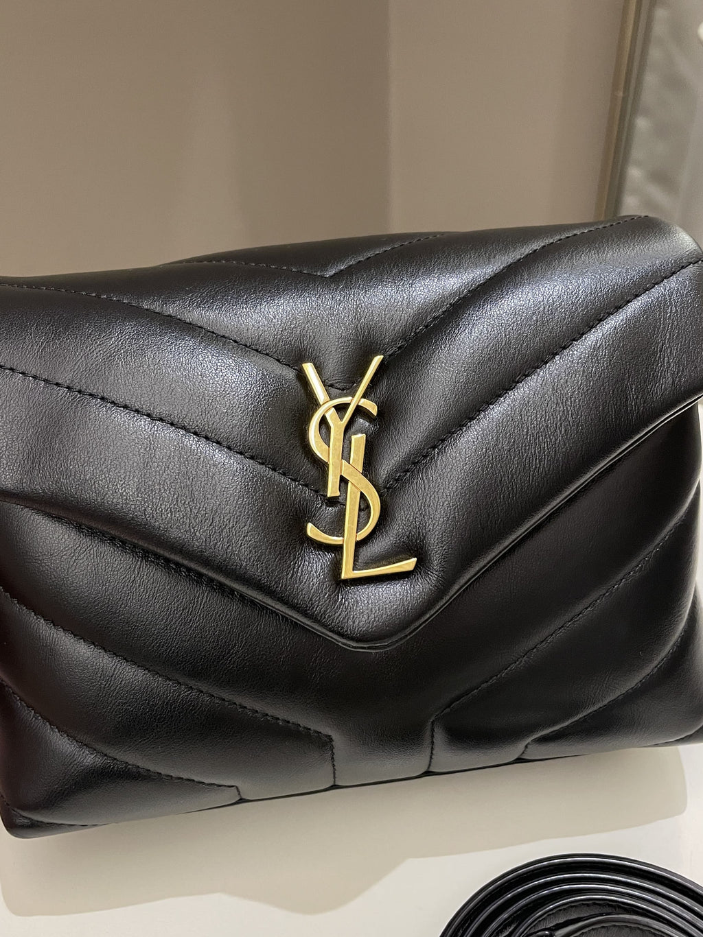 Saint Laurent Lou Lou Toy Black Lambskin
