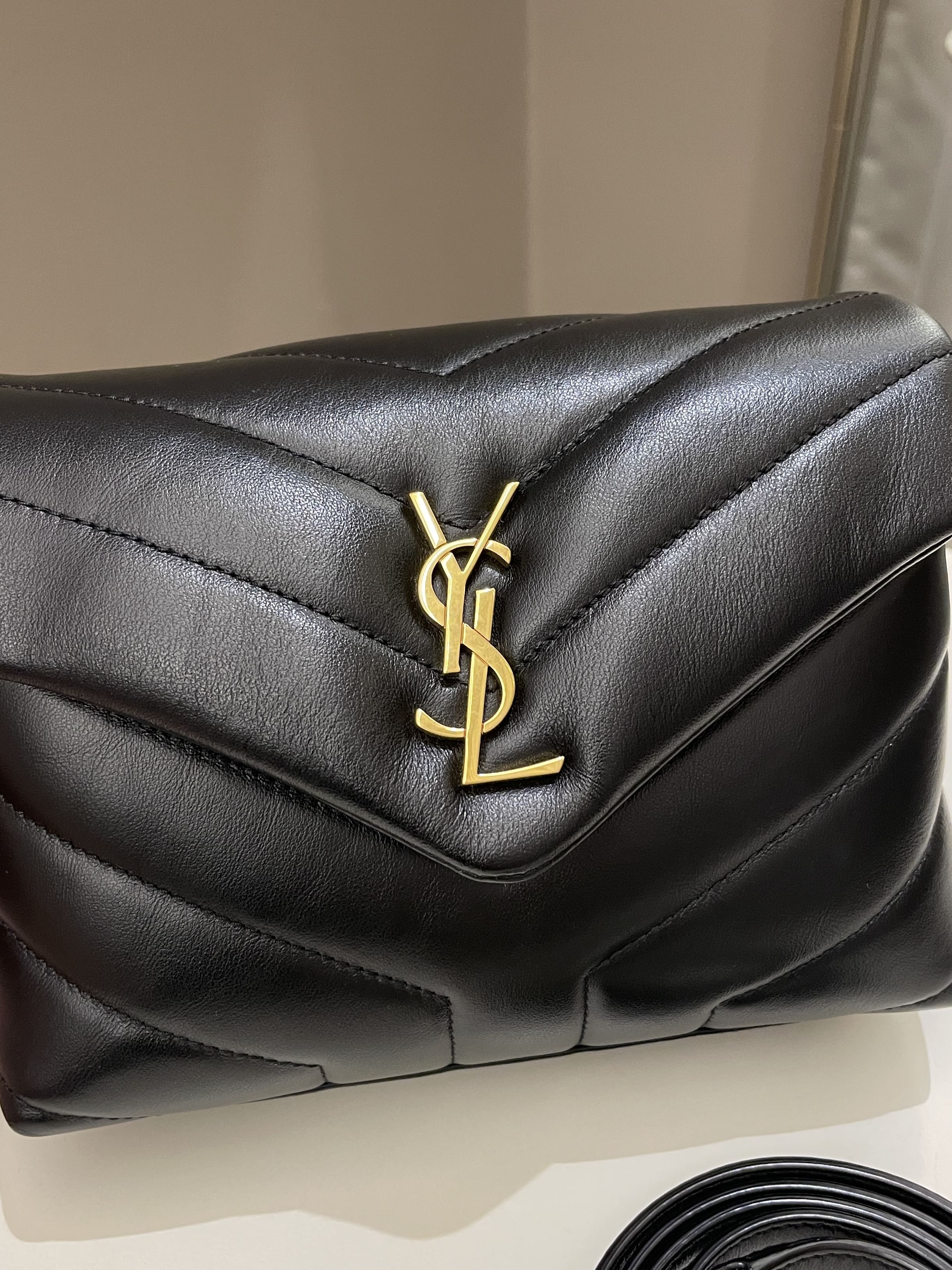 Saint Laurent Lou Lou Toy Black Lambskin