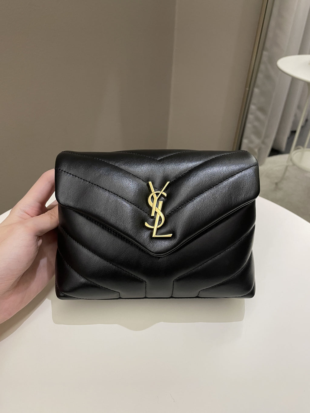 Saint Laurent Lou Lou Toy Black Lambskin