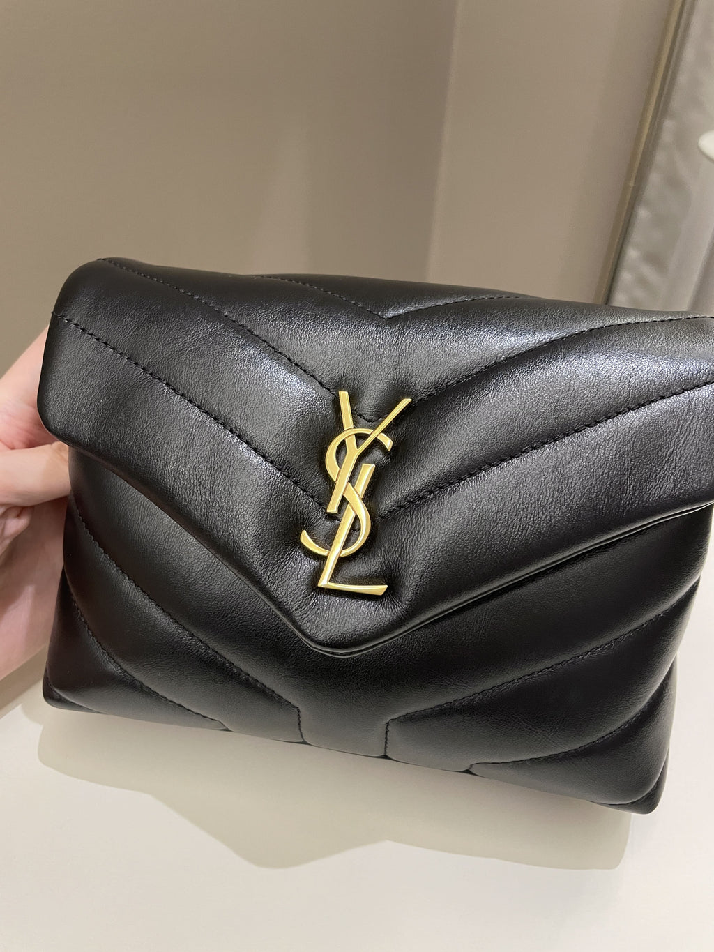 Saint Laurent Lou Lou Toy Black Lambskin