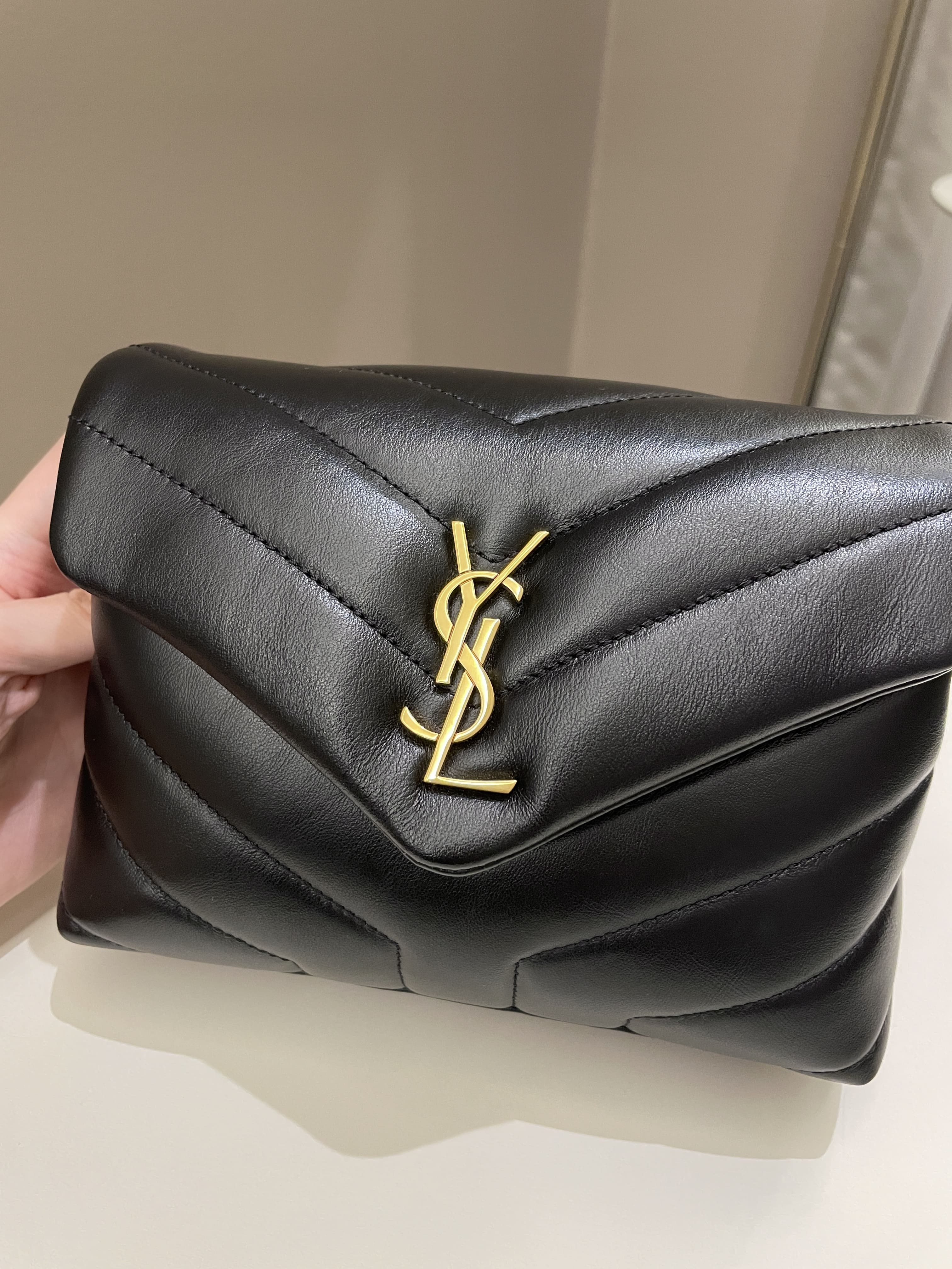 Saint Laurent Lou Lou Toy Black Lambskin