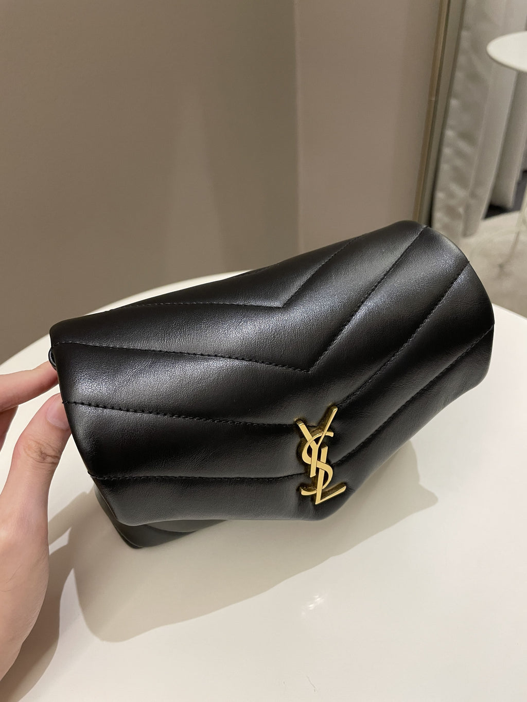 Saint Laurent Lou Lou Toy Black Lambskin