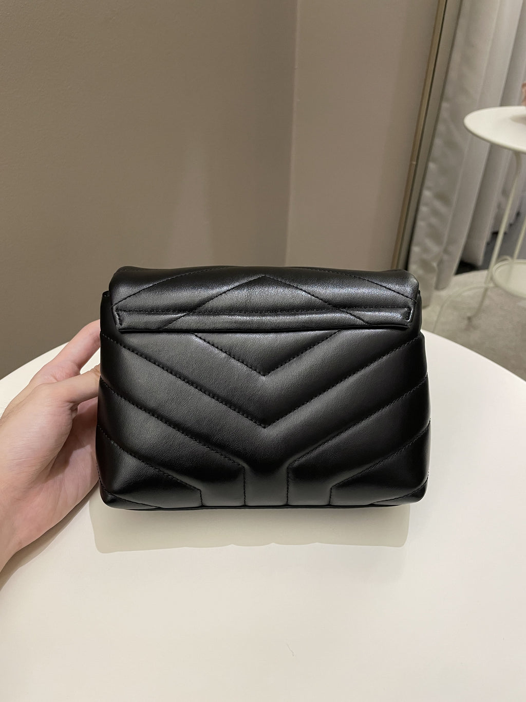 Saint Laurent Lou Lou Toy Black Lambskin