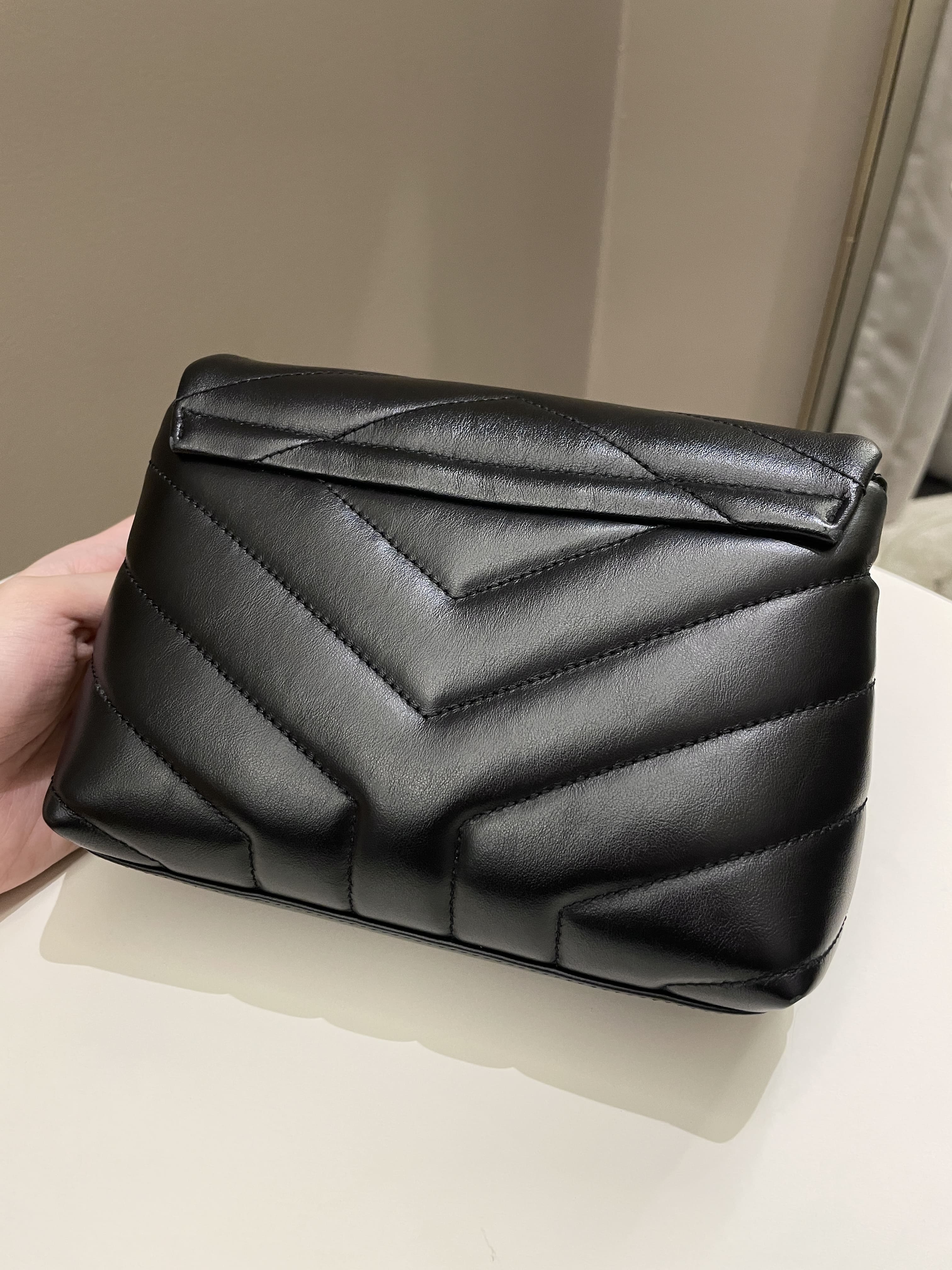 Saint Laurent Lou Lou Toy Black Lambskin