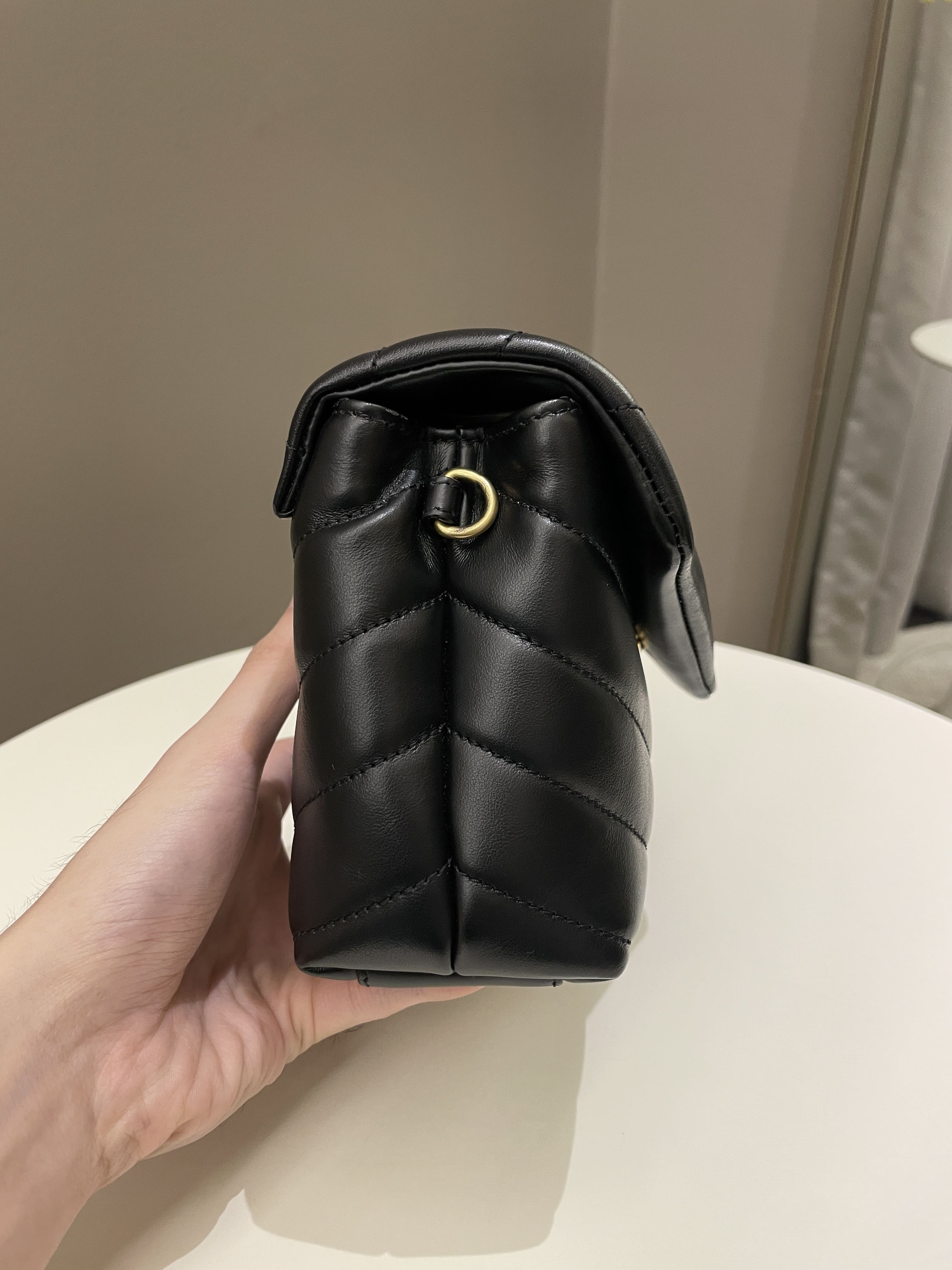 Saint Laurent Lou Lou Toy Black Lambskin