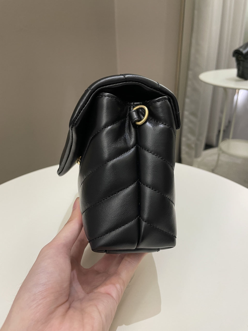 Saint Laurent Lou Lou Toy Black Lambskin