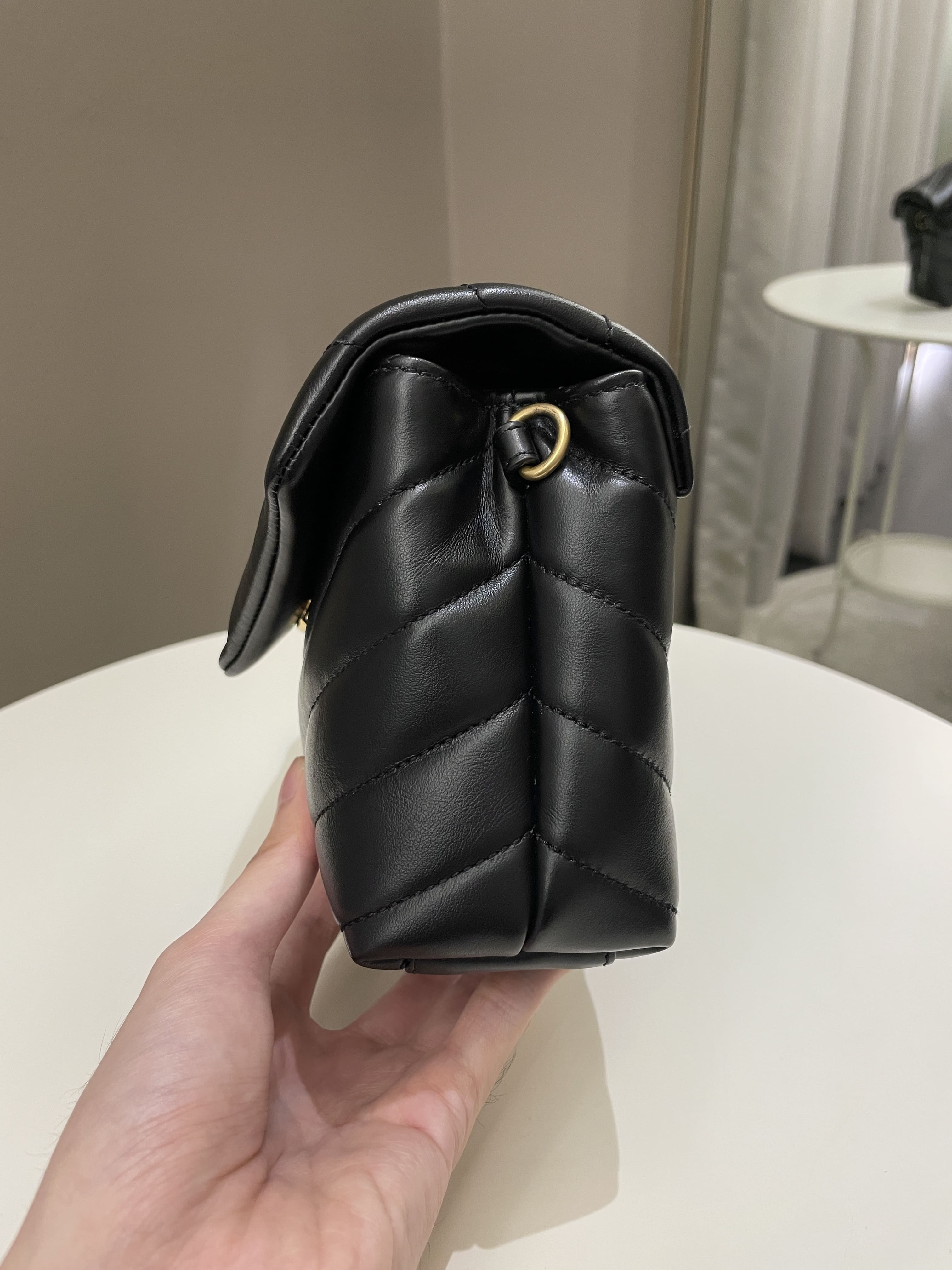 Saint Laurent Lou Lou Toy Black Lambskin