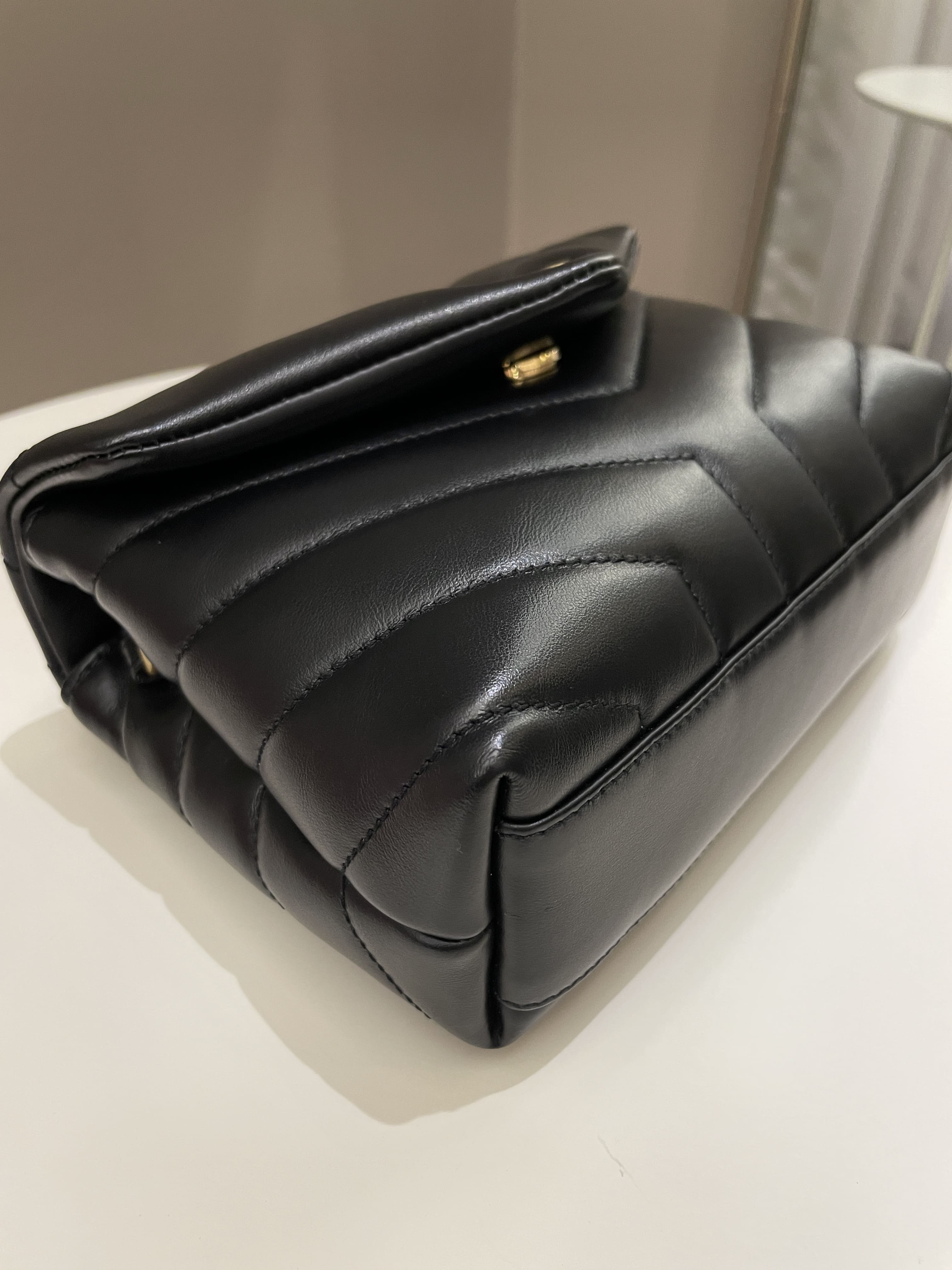 Saint Laurent Lou Lou Toy Black Lambskin