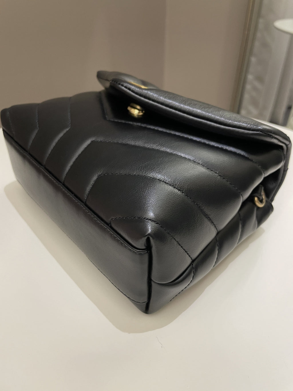 Saint Laurent Lou Lou Toy Black Lambskin