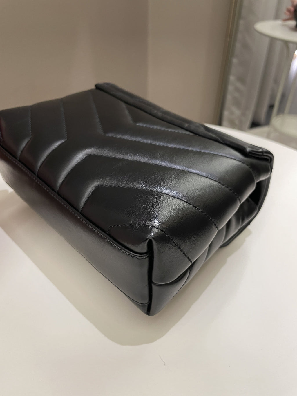 Saint Laurent Lou Lou Toy Black Lambskin