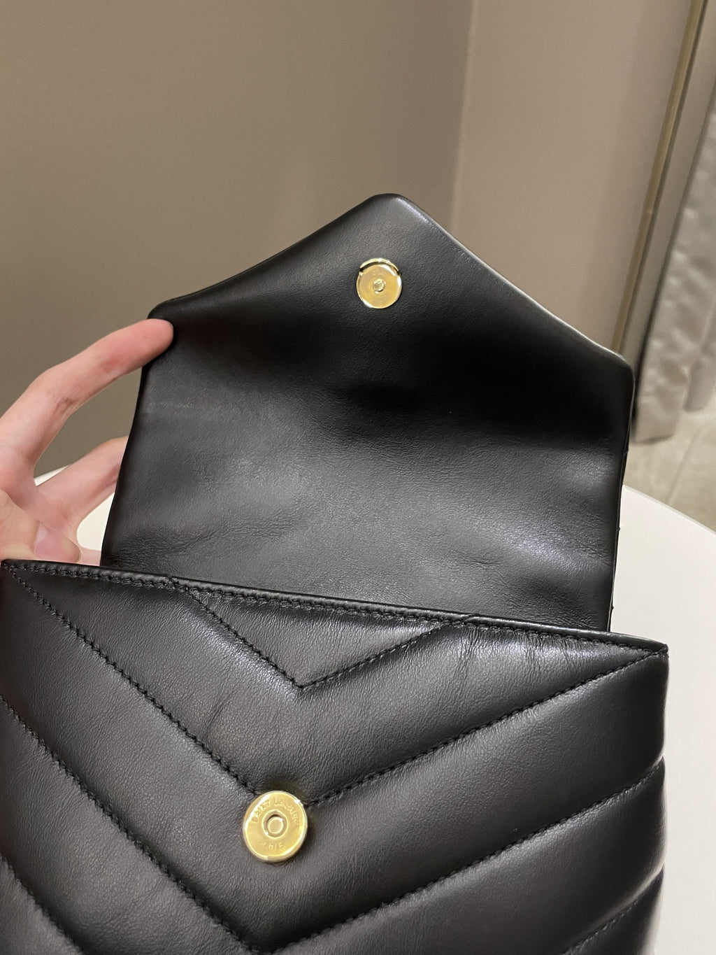 Saint Laurent Lou Lou Toy Black Lambskin