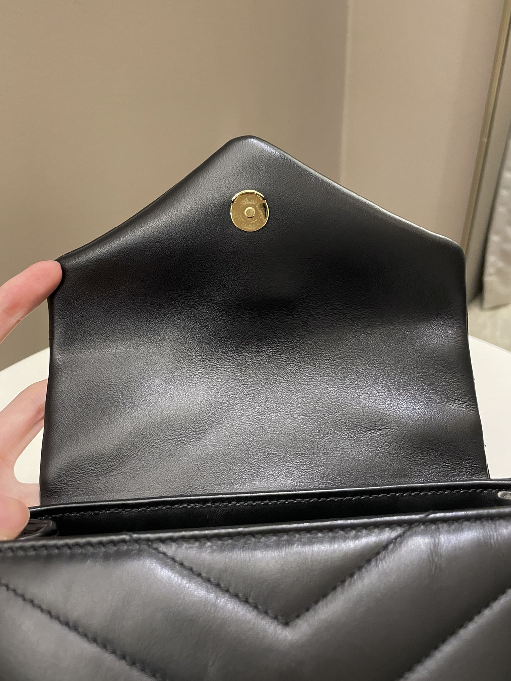 Saint Laurent Lou Lou Toy Black Lambskin