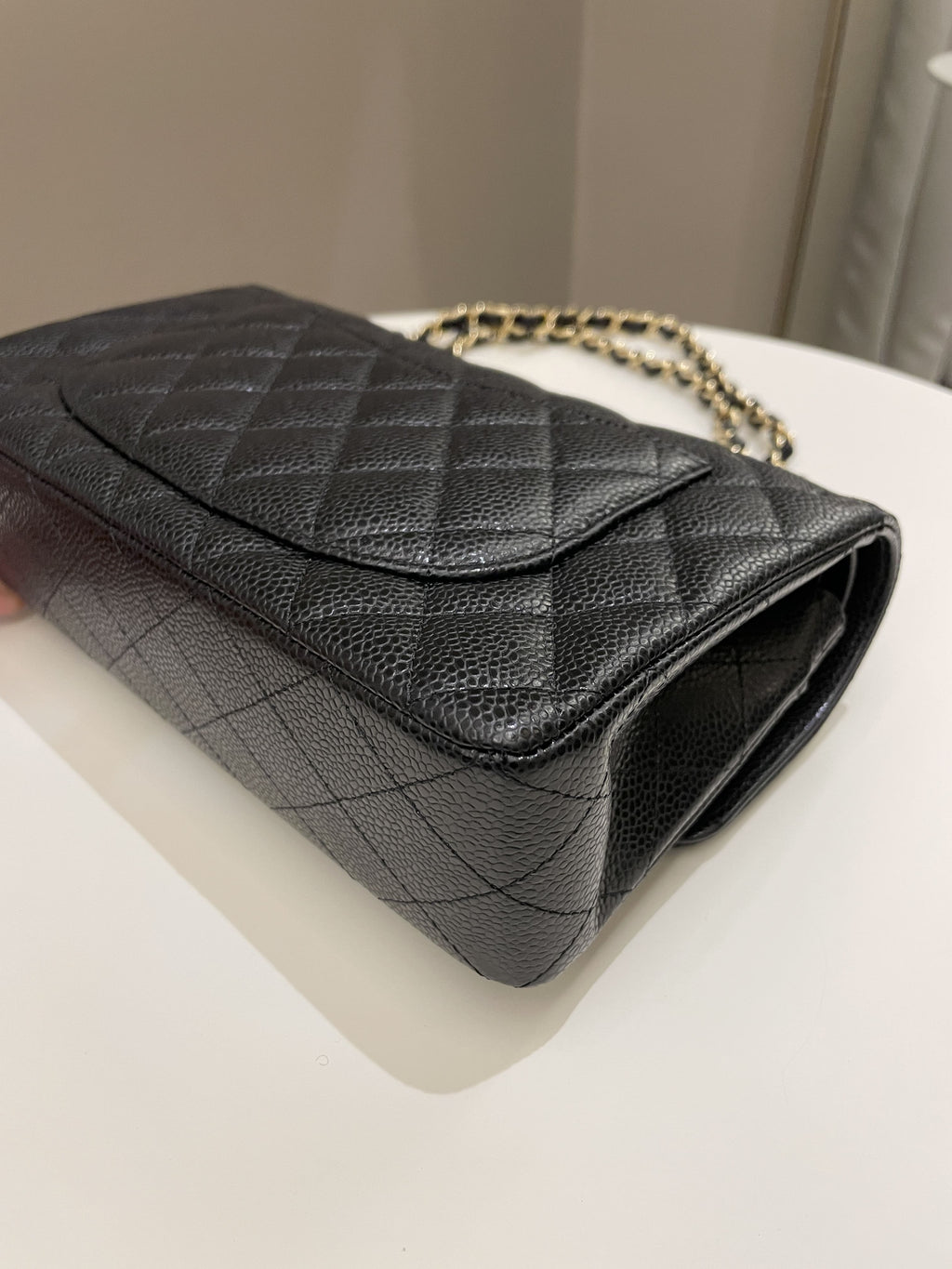 Chanel Classic Quilted Small Double Flap Black Caviar
