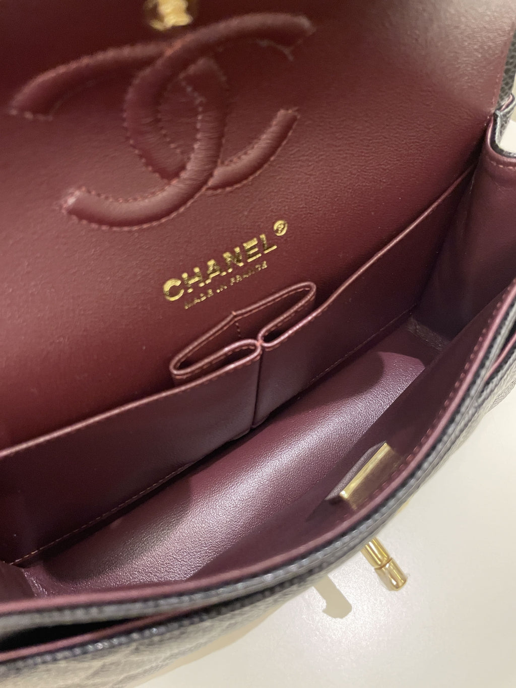 Chanel Classic Quilted Small Double Flap Black Caviar