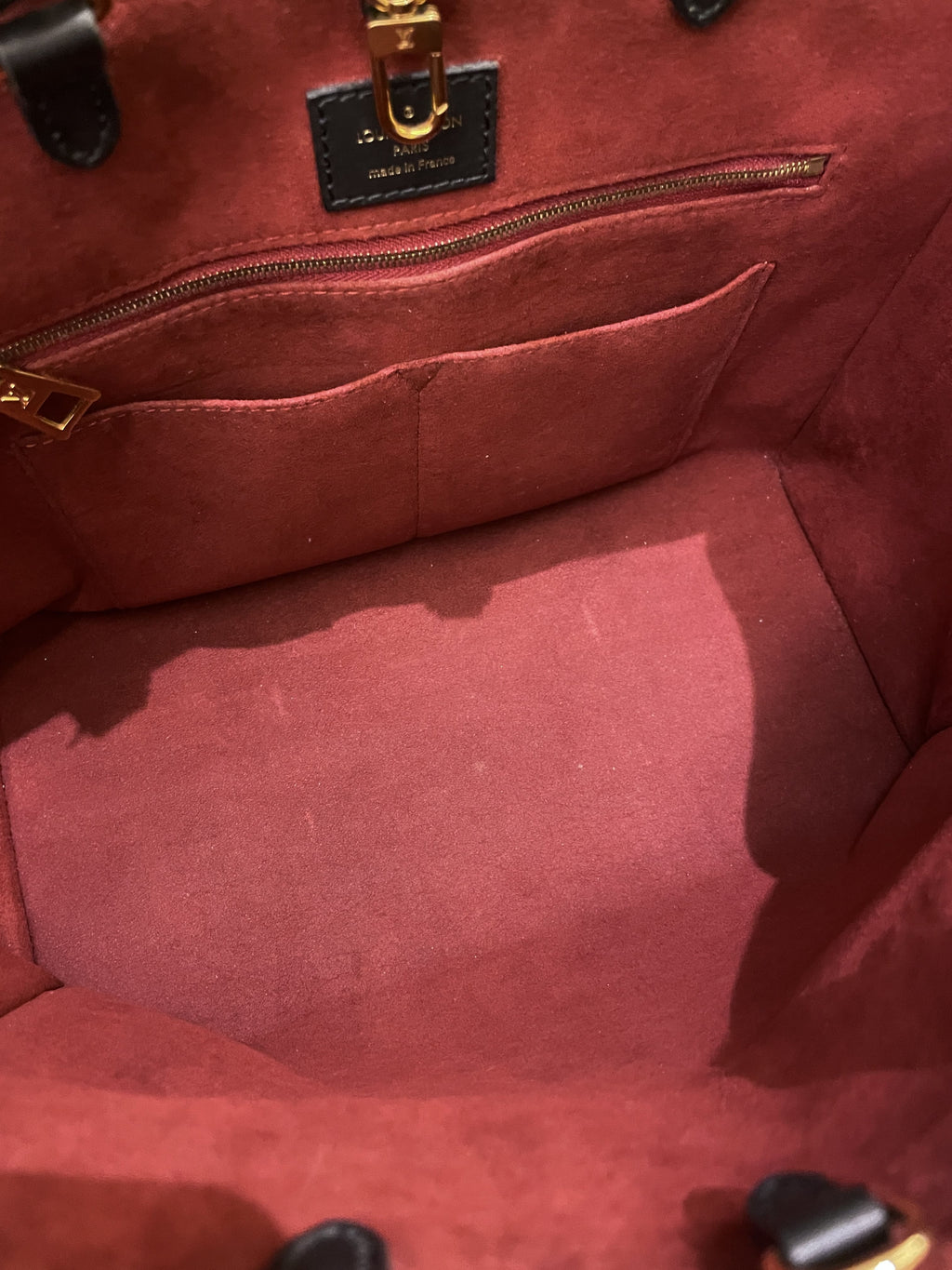 Louis Vuitton Onthego Tote MM Black / Crème