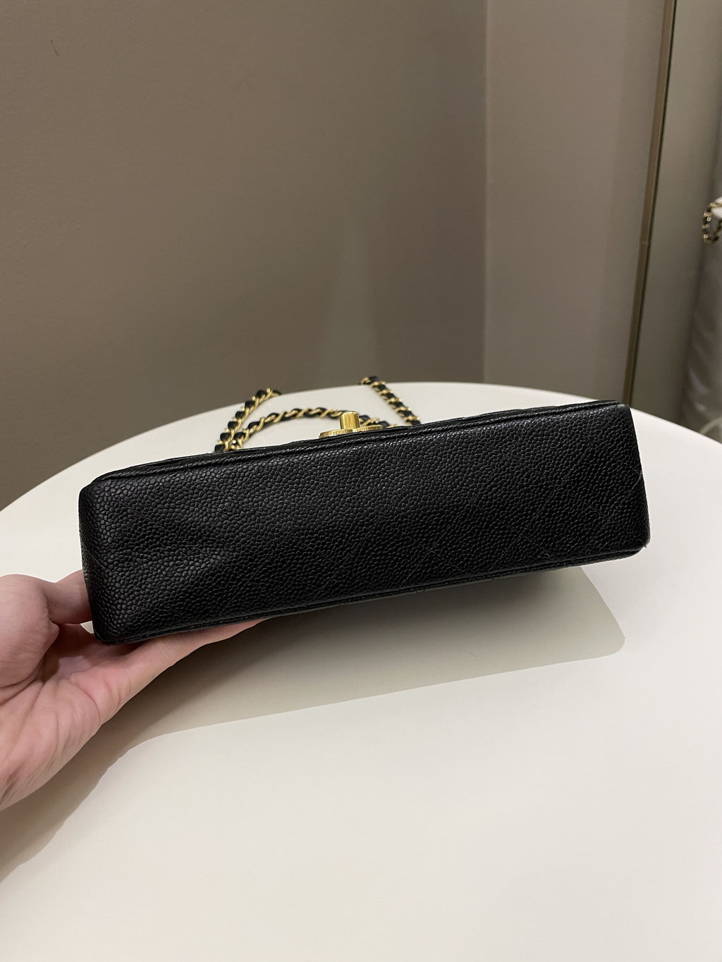 Chanel Classic Quilted Small Double Flap Black Caviar