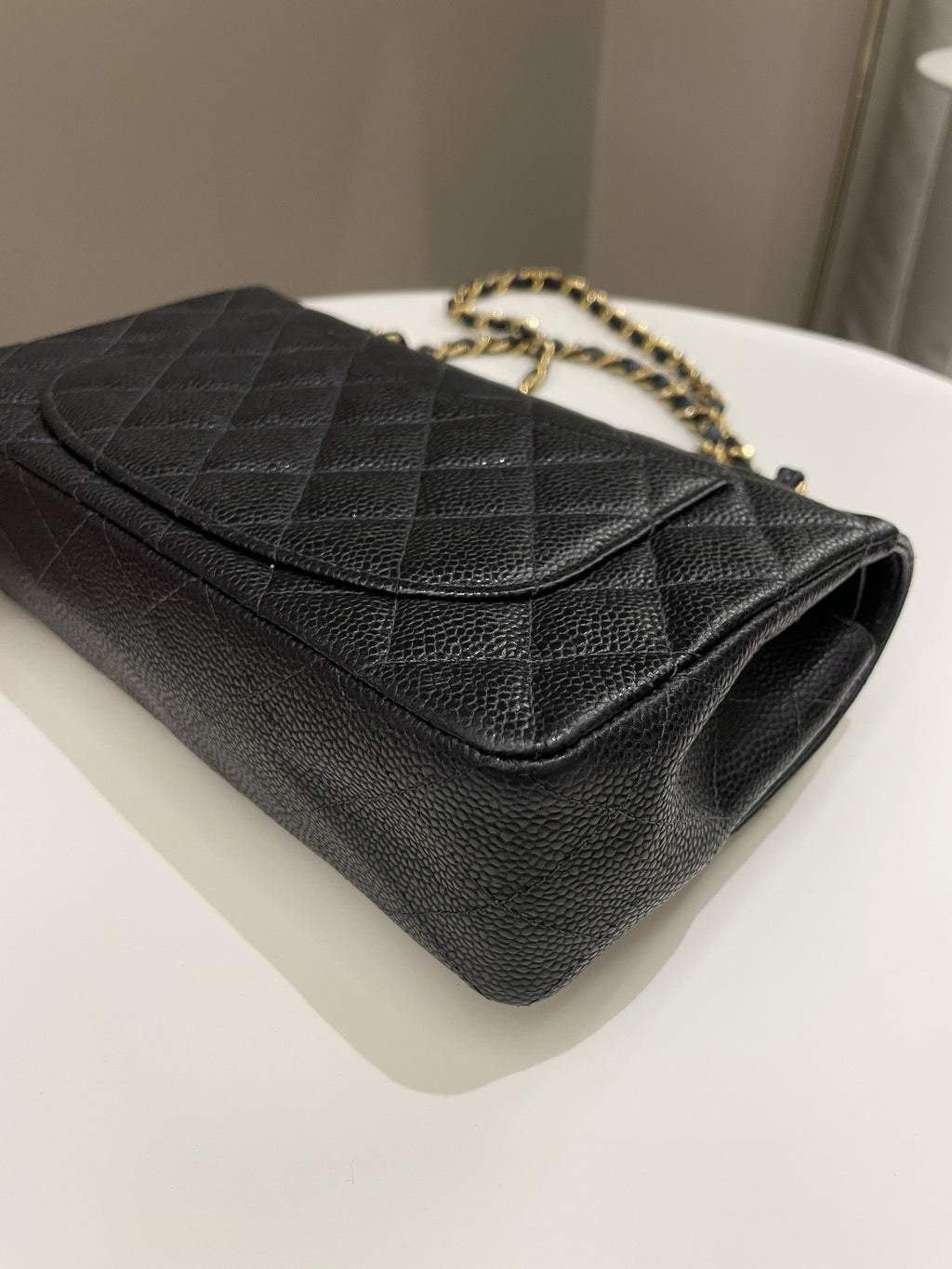 Chanel Classic Quilted Small Double Flap Black Caviar