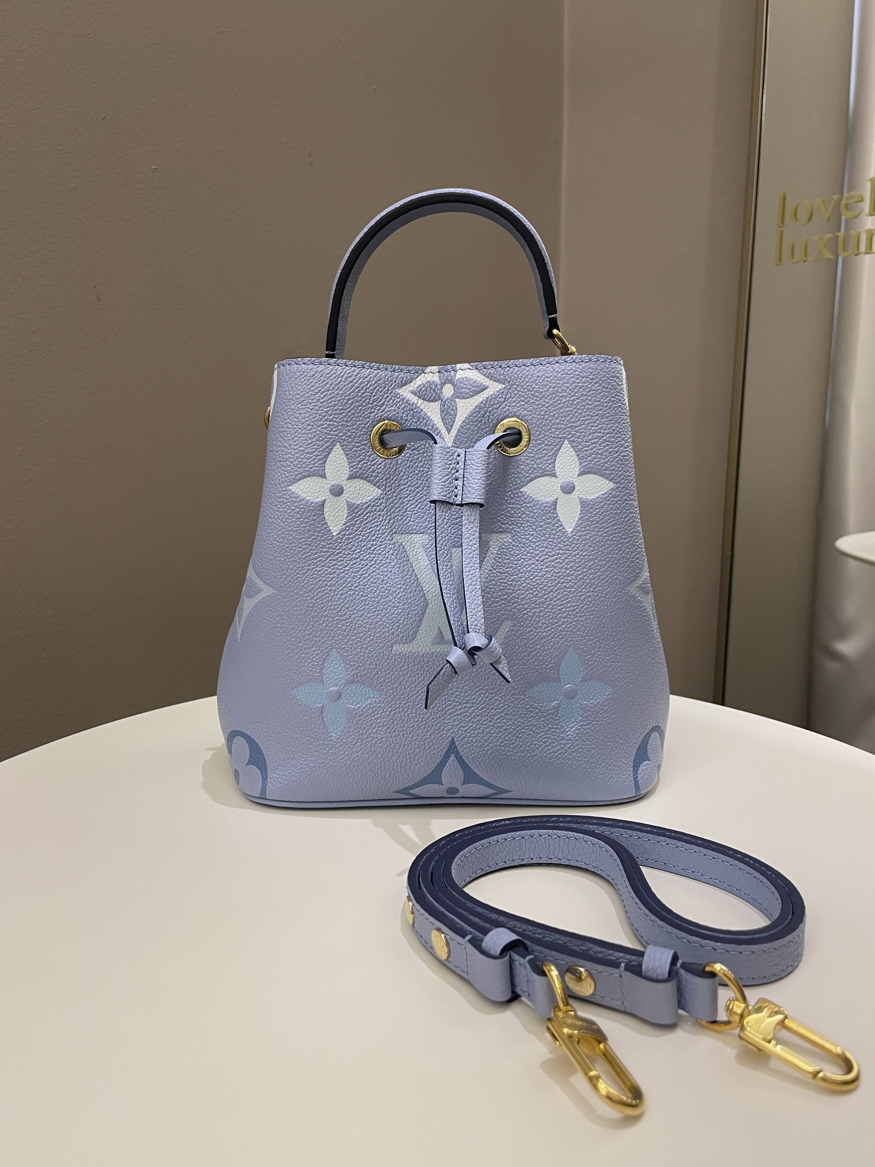Louis Vuitton Neonoe BB By The Pool Summer Blue Empreinte