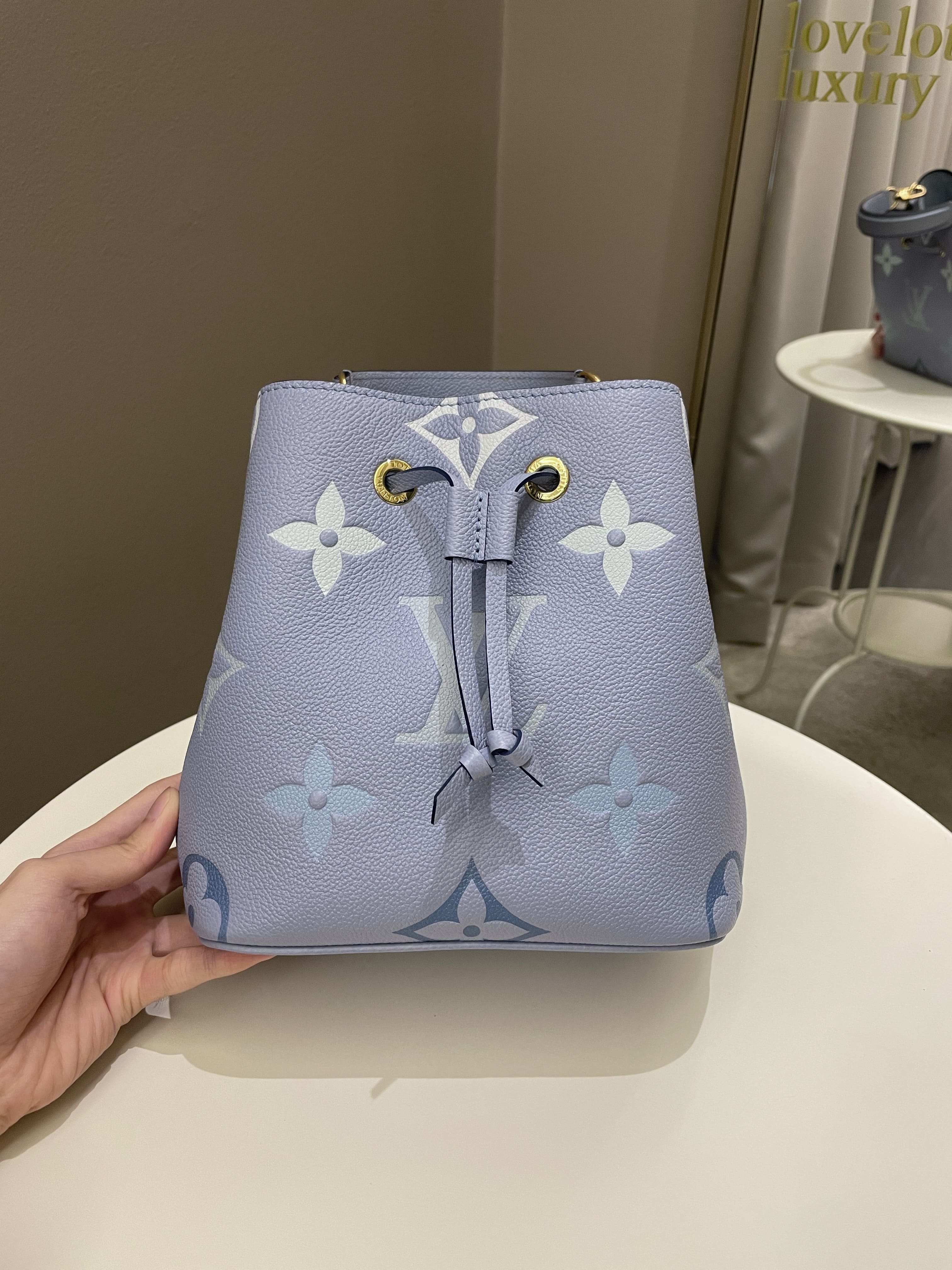 Louis Vuitton Neonoe BB By The Pool Summer Blue Empreinte