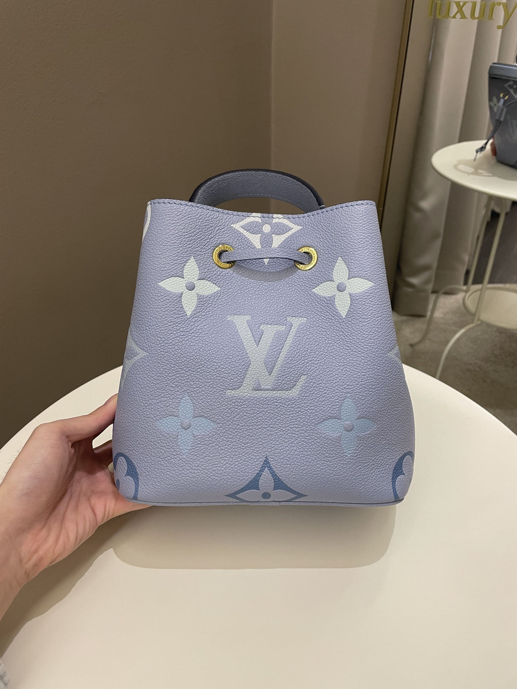 Louis Vuitton Neonoe BB By The Pool Summer Blue Empreinte